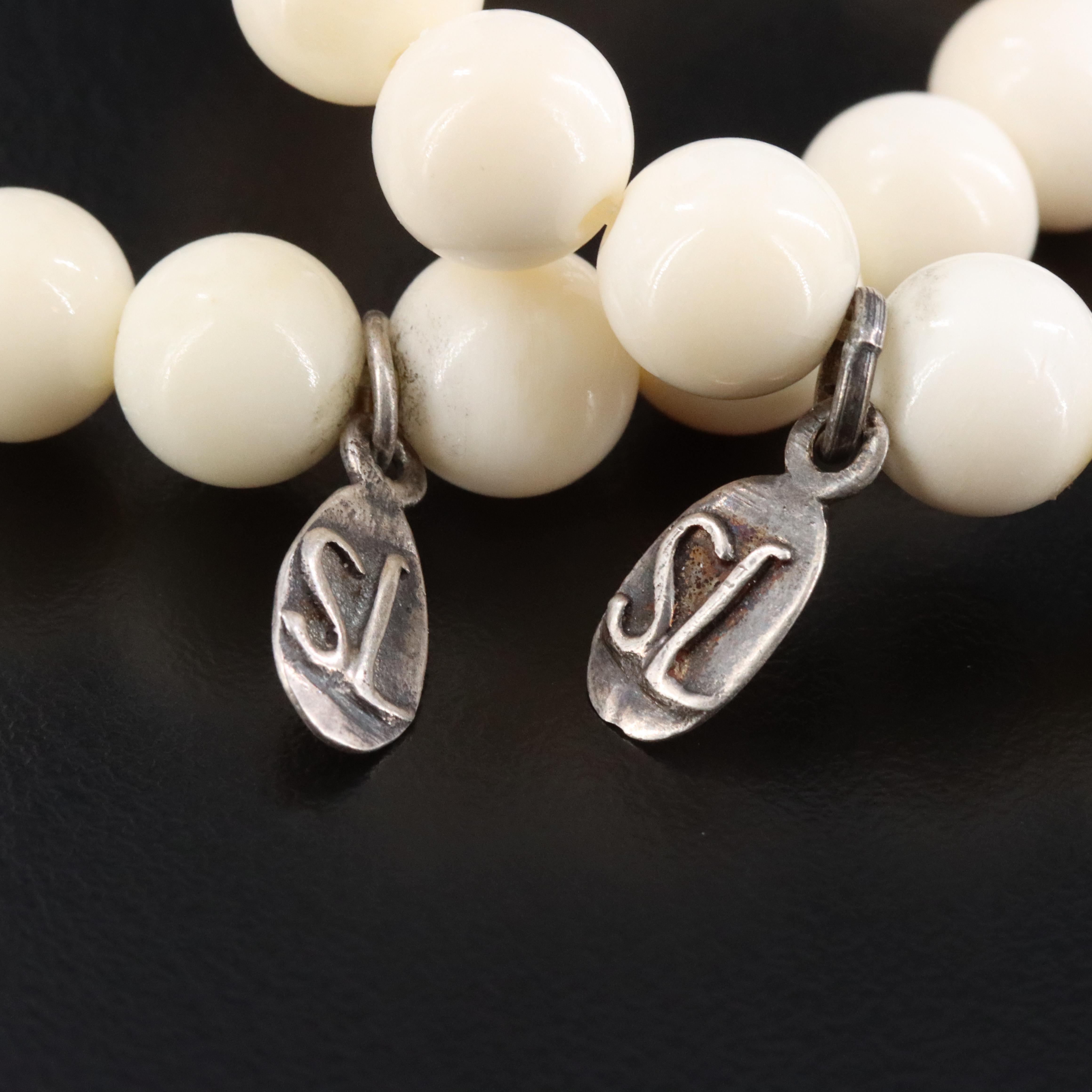 Sheryl Lowe Shell and Diamond Bracelets