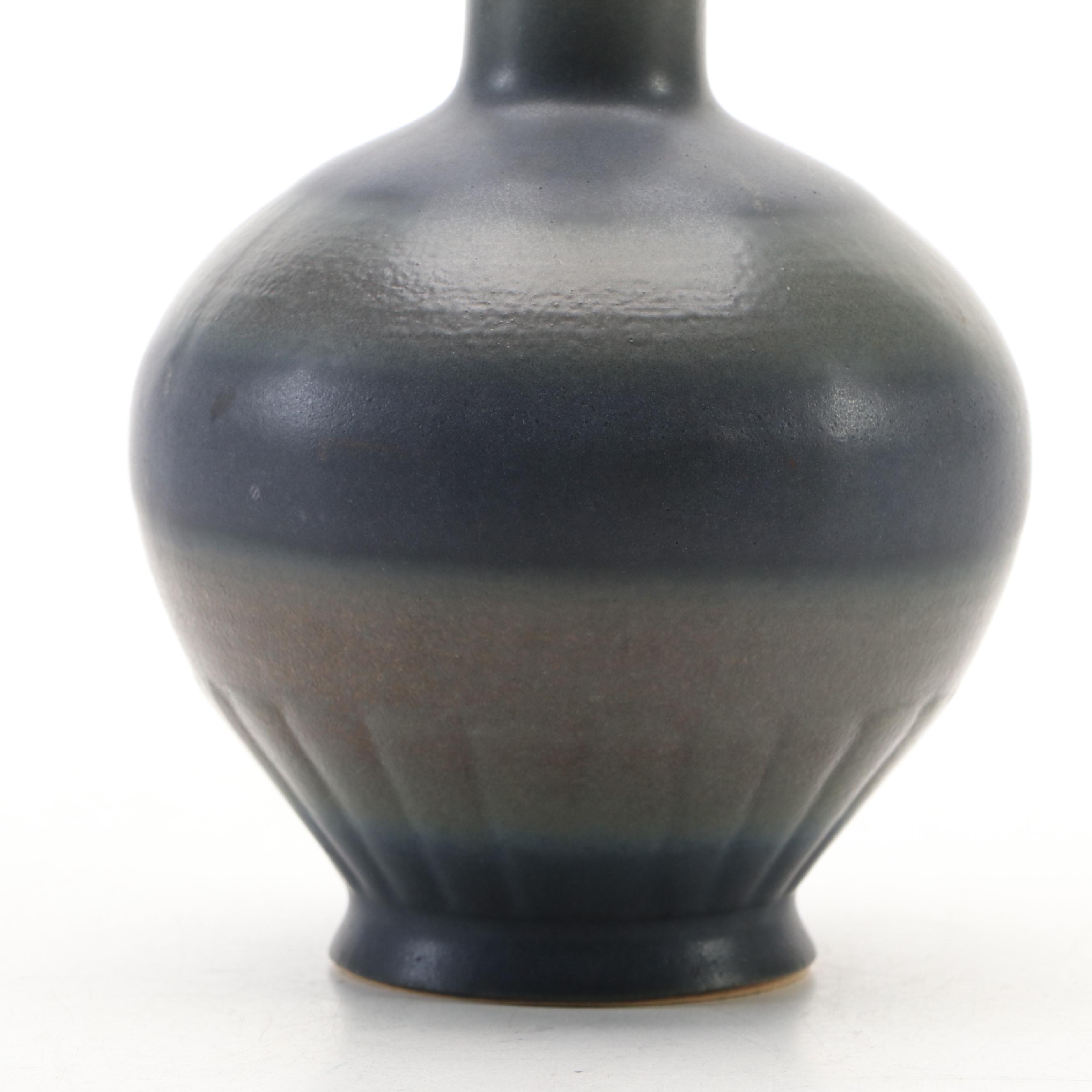 Chinese Teadust Glazed Bottle Vase, 20th Century