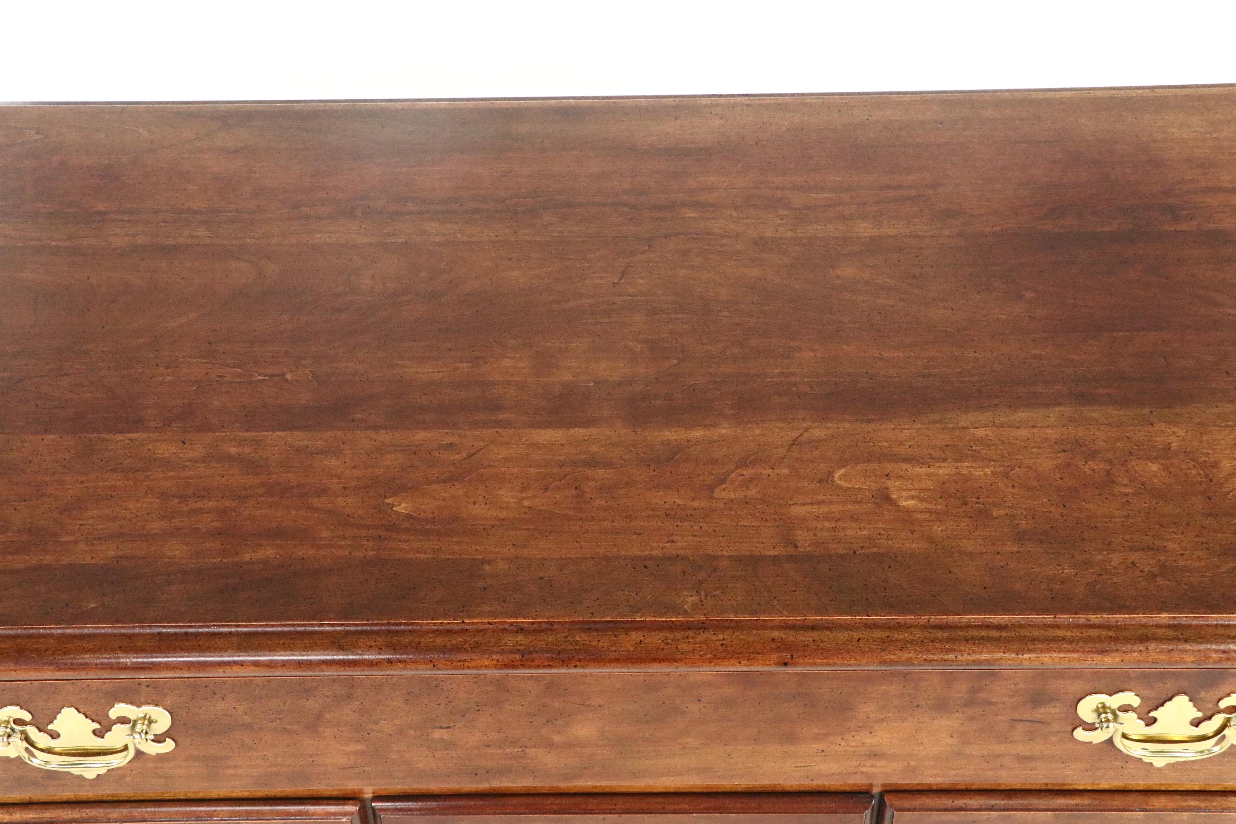 Queen Anne Style Cherry Lowboy, 1991