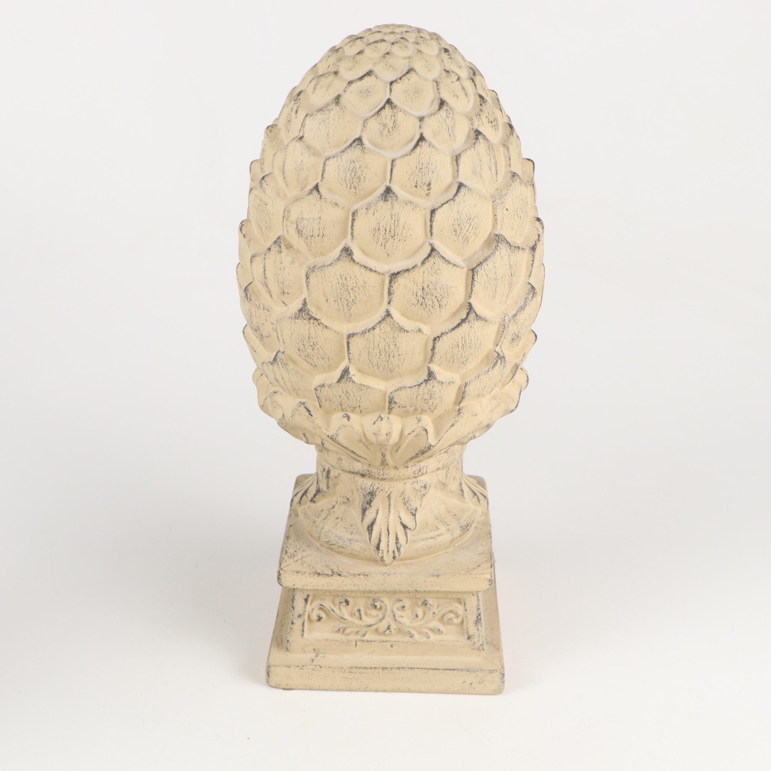 Classical Ceramic and Resin Decorative Artichoke Finials