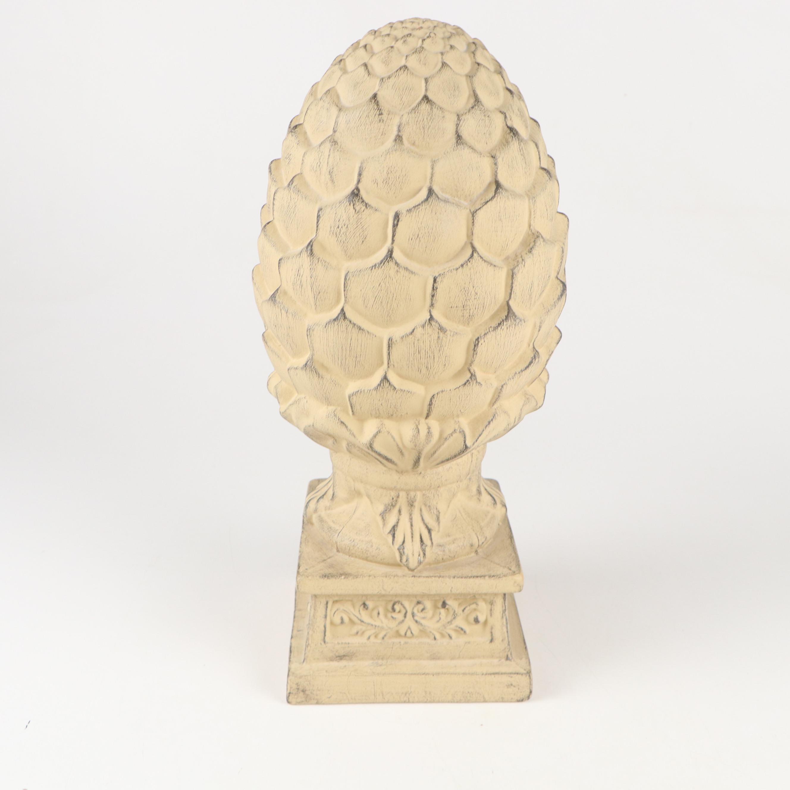 Classical Ceramic and Resin Decorative Artichoke Finials
