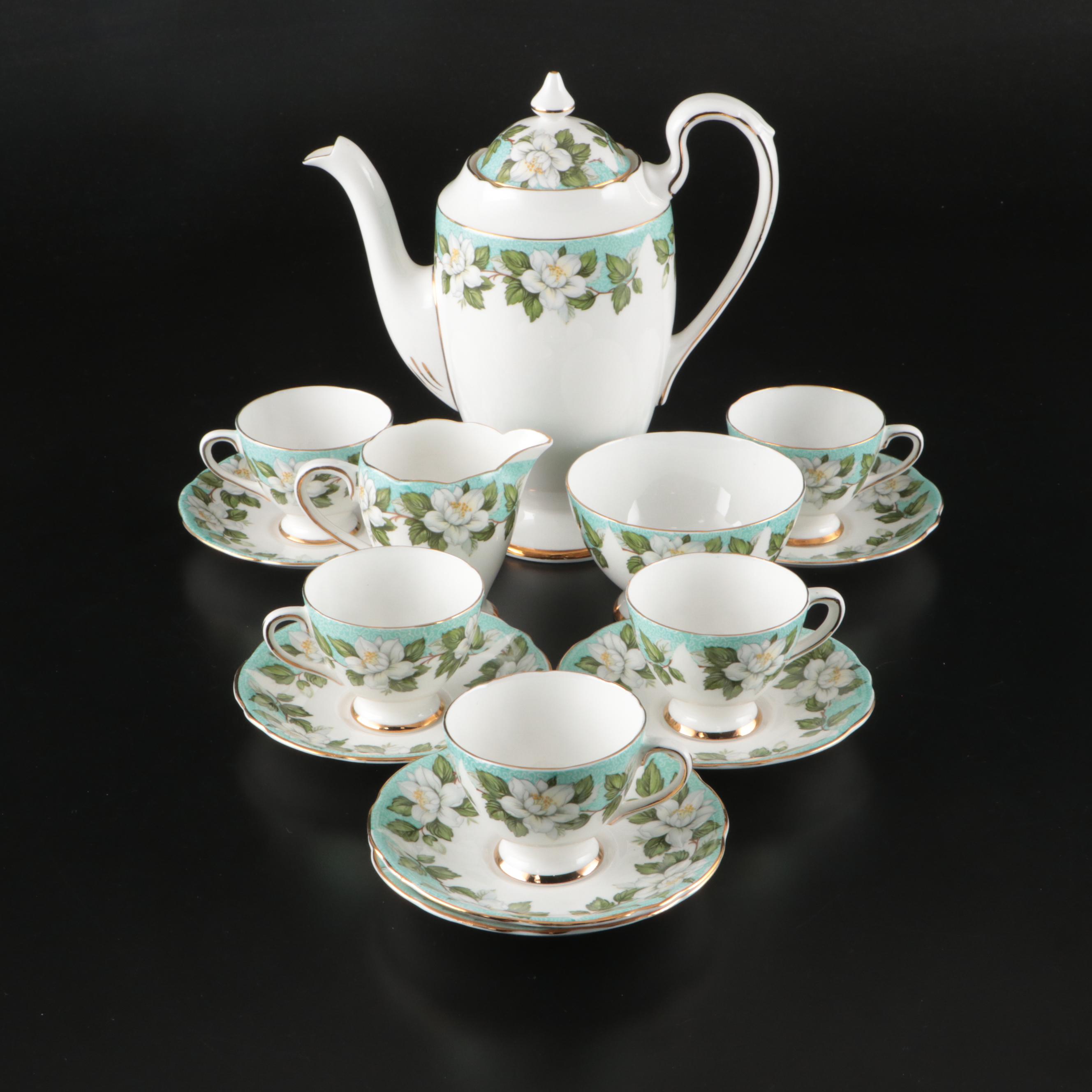 Gladstone "Montrose" English Bone China Tea Set, Mid to Late 20th Century