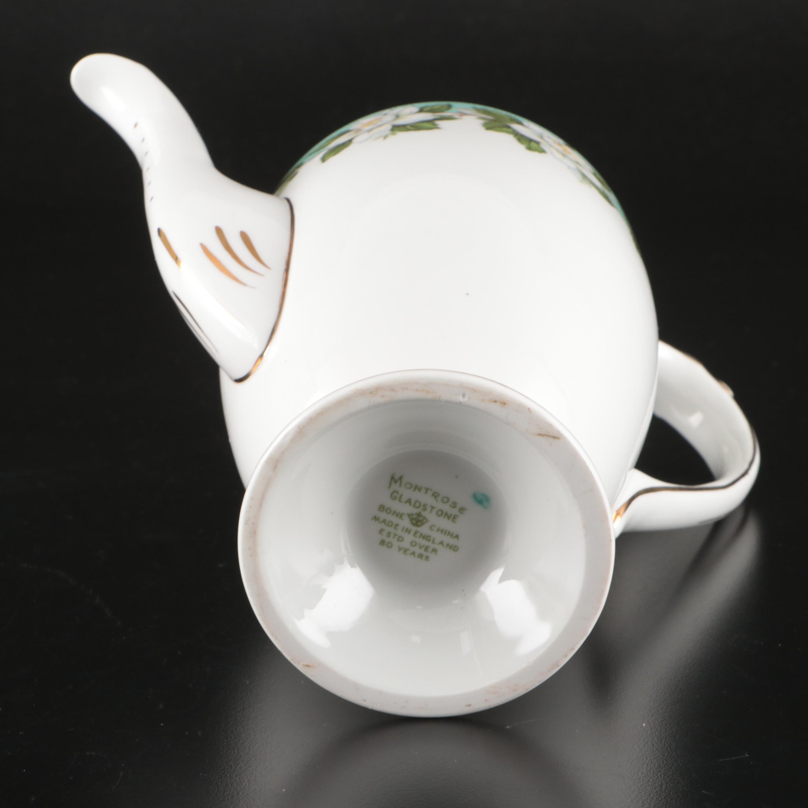 Gladstone "Montrose" English Bone China Tea Set, Mid to Late 20th Century