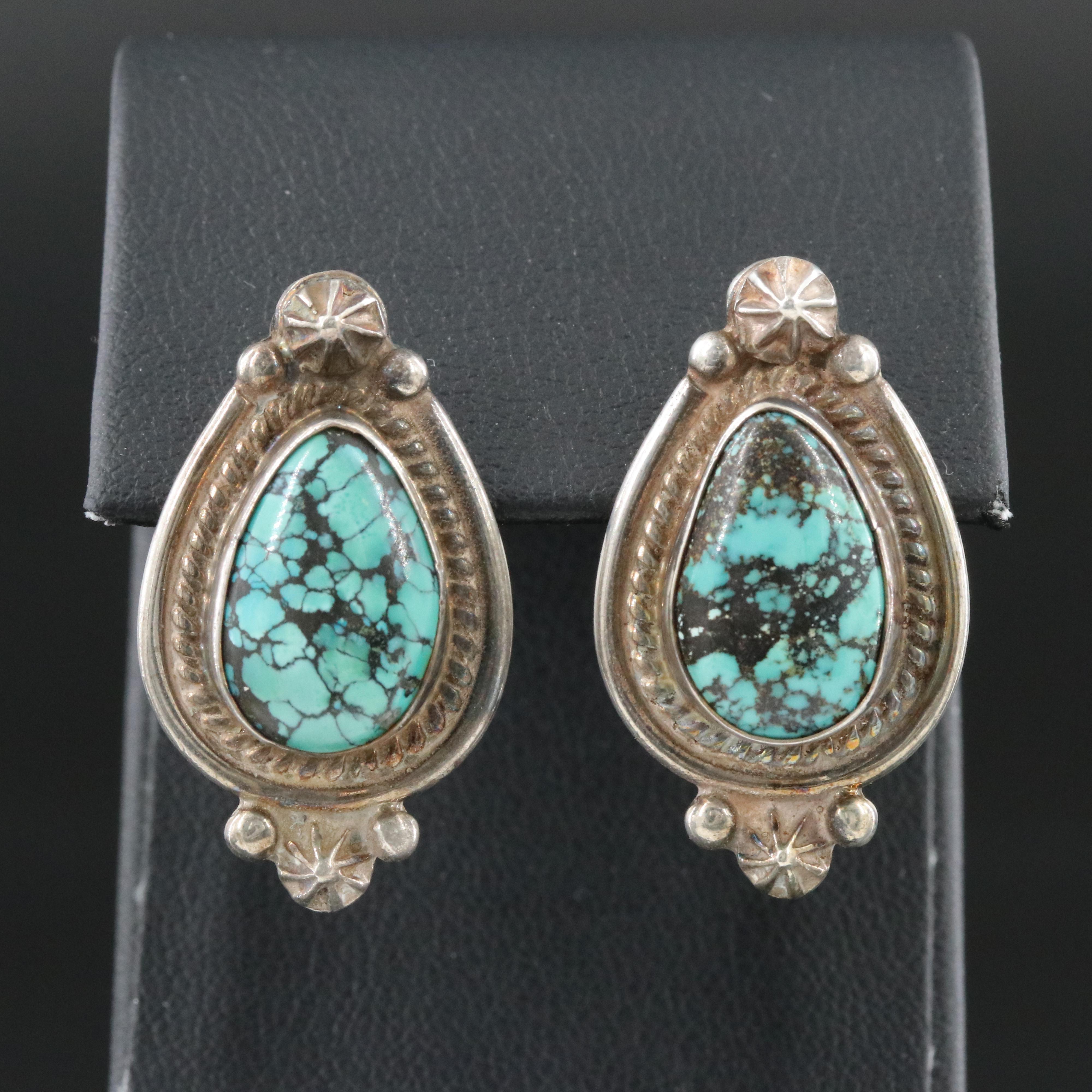 Sterling Turquoise Earrings