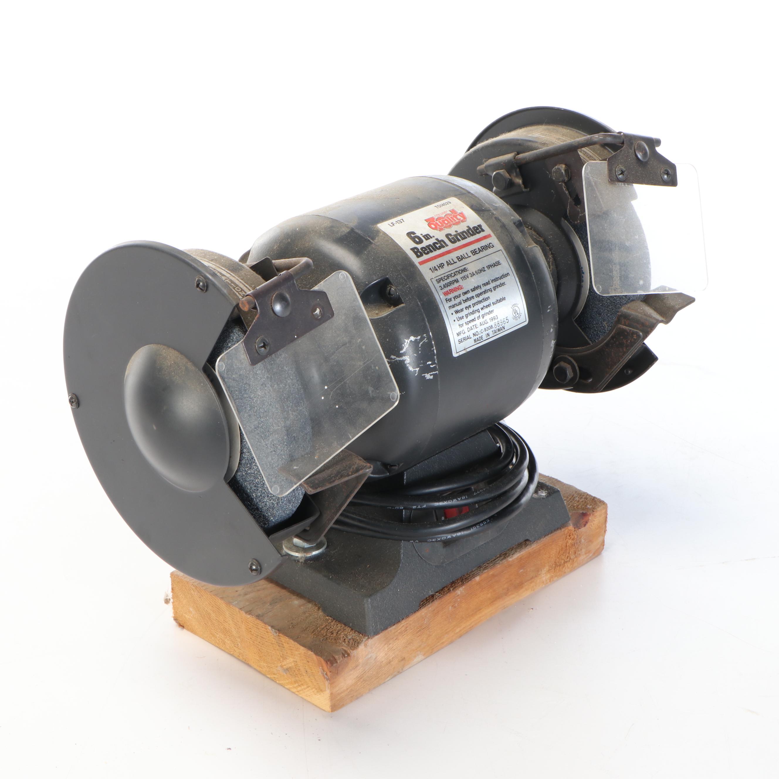 Black + Decker Miter Saw with Collins Bench Grinder and Other Accessories