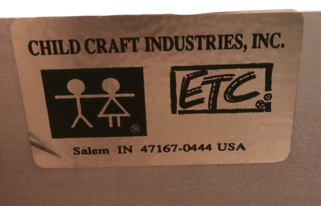 Child Craft Industries Parcel-Painted Twin Bedroom Suite and Real Simple Bedding