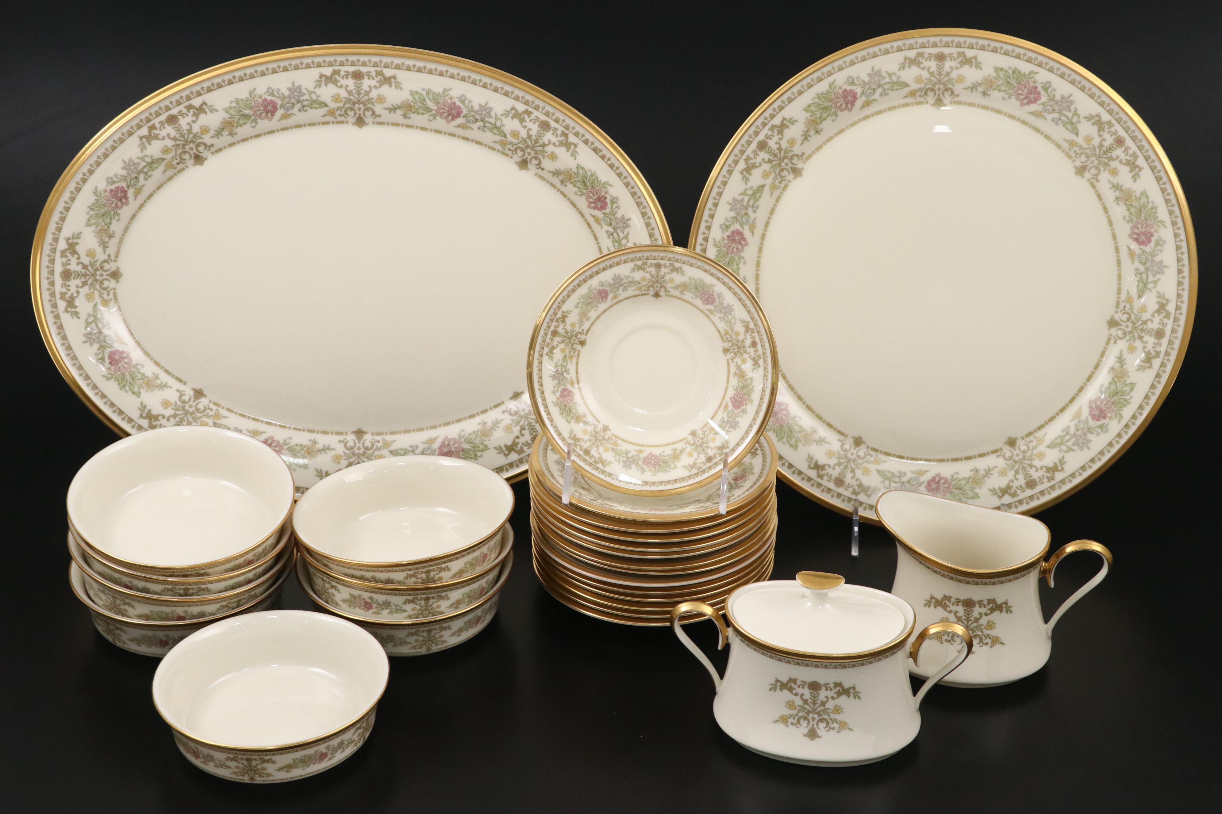 Lenox "Castle Garden" Dinnerware and Serving Pieces, 1973–1993