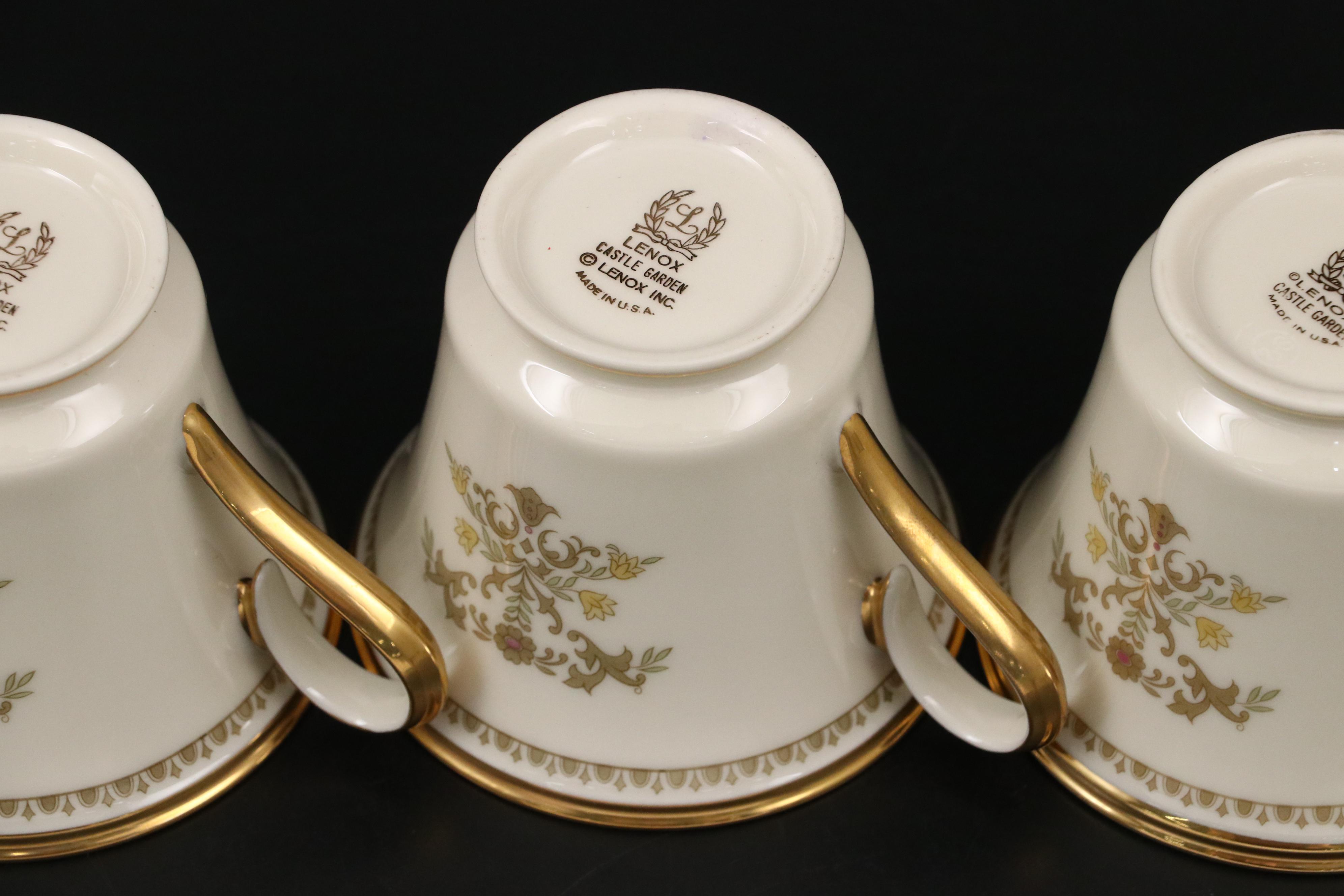 Lenox "Castle Garden" Dinnerware and Serving Pieces, 1973–1993
