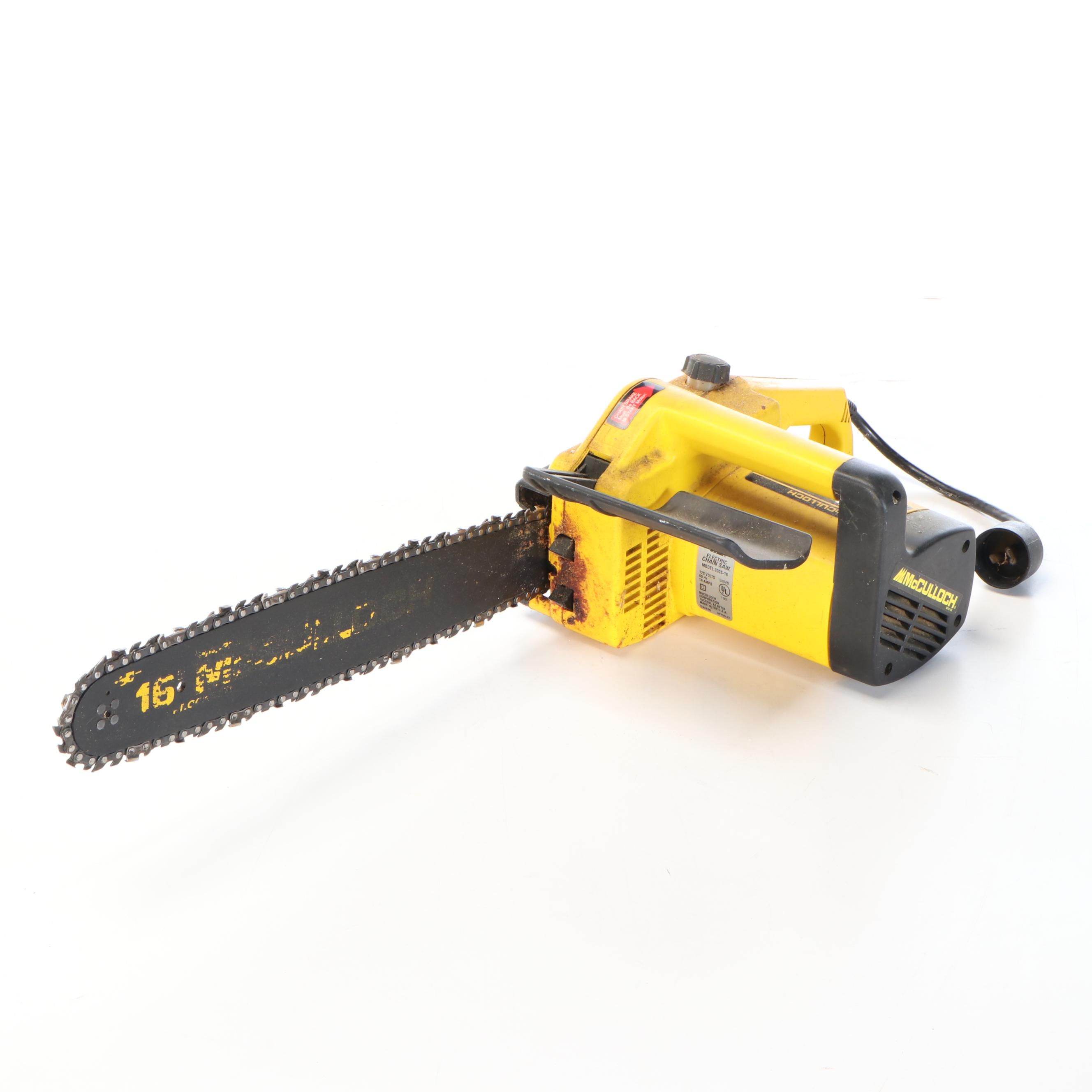 McCulloch Electramac EM300S Electric Chainsaw