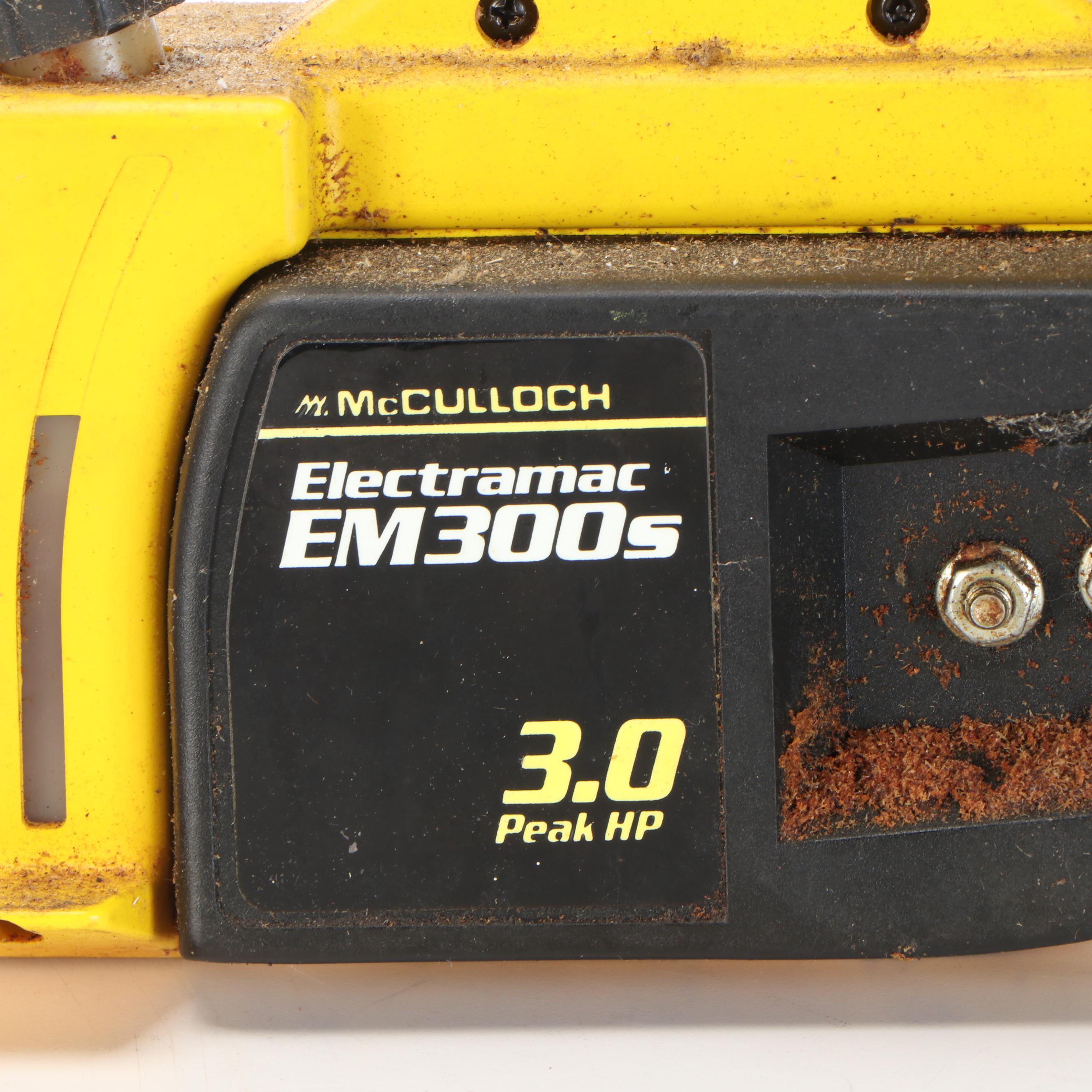 McCulloch Electramac EM300S Electric Chainsaw