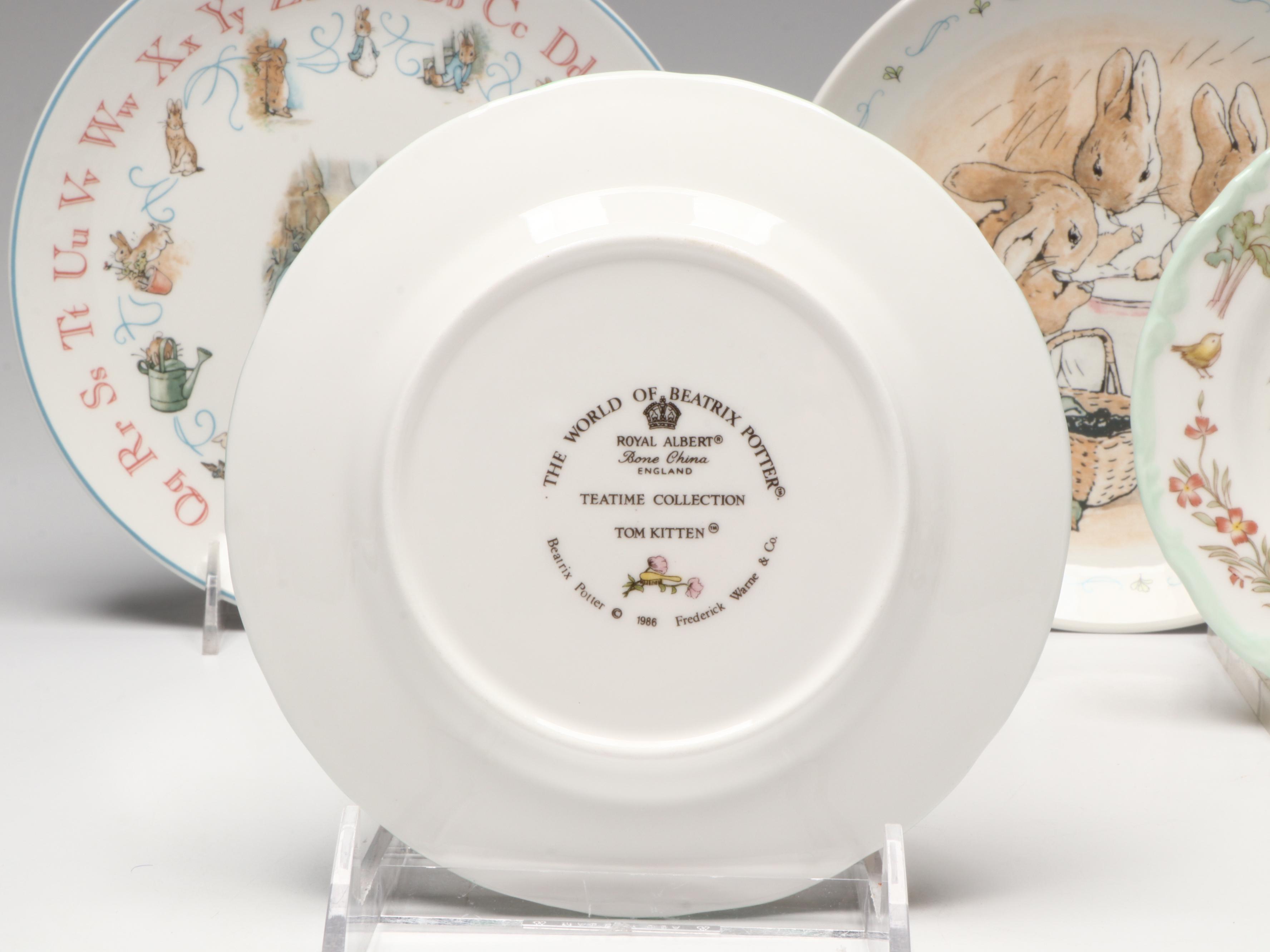 Royal Albert "The World of Beatrix Potter" Figurines with Other Plates
