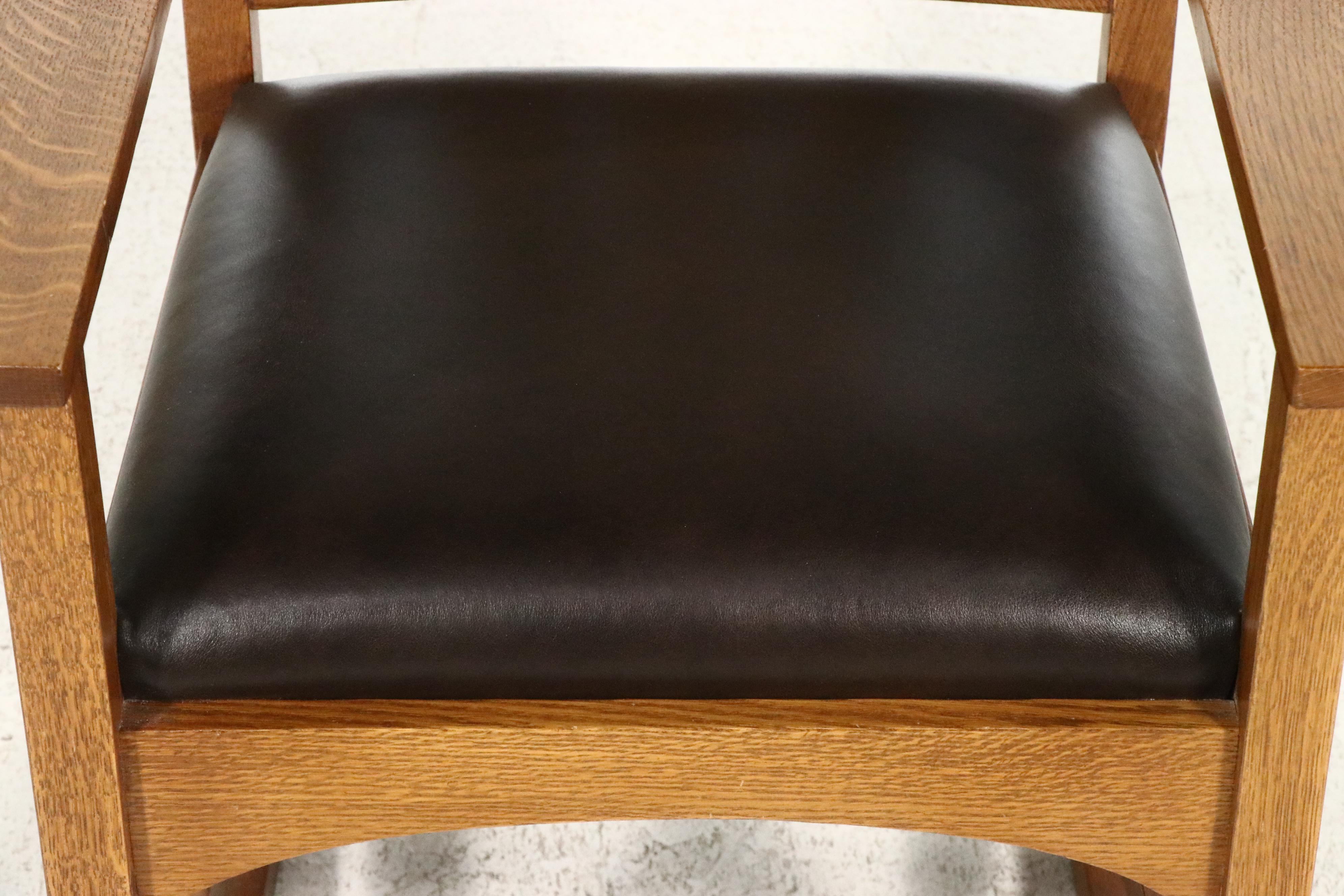 Stickley Mission Style Oak Rocking Chair, 1997