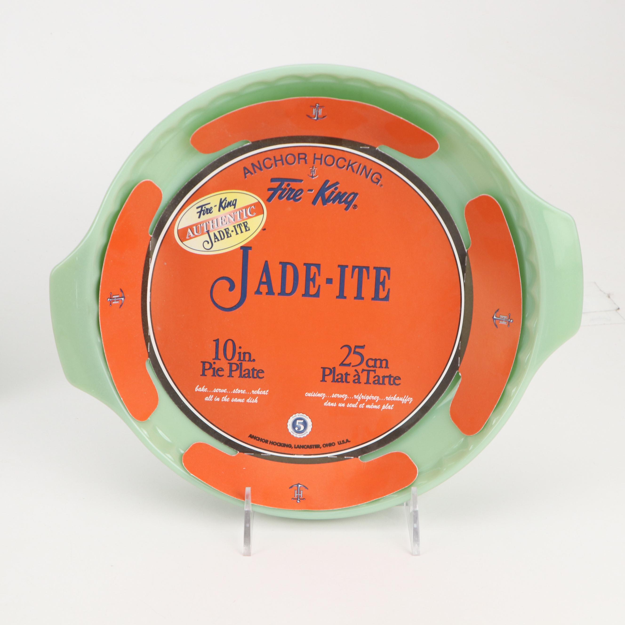 Anchor Hocking Fire-King "Jade-ite" Heat-Resistant Glass Bakeware