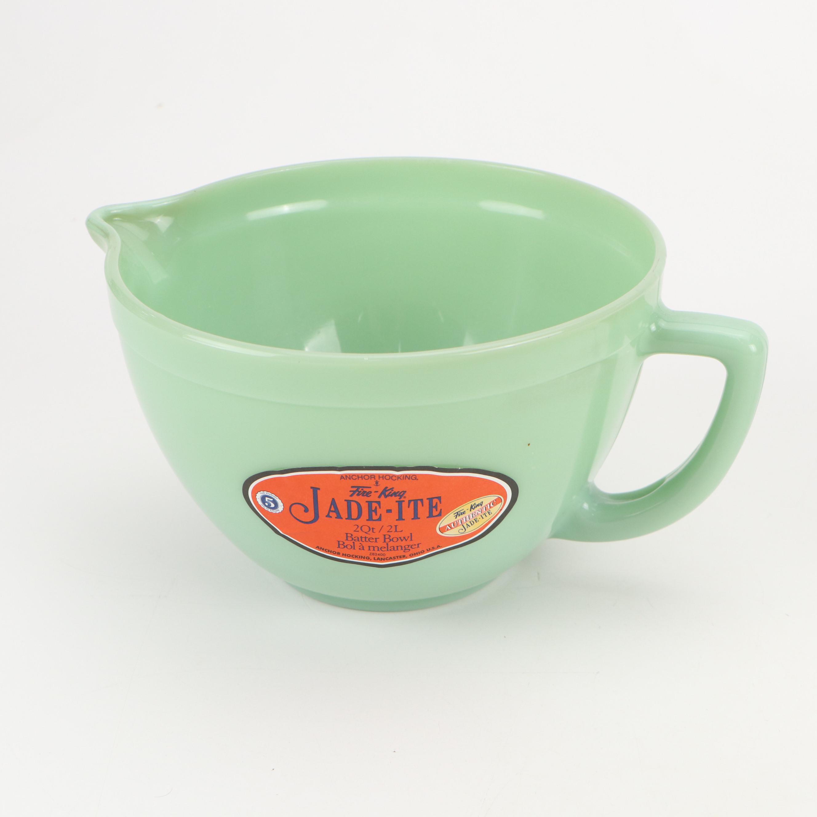 Anchor Hocking Fire-King "Jade-ite" Heat-Resistant Glass Bakeware