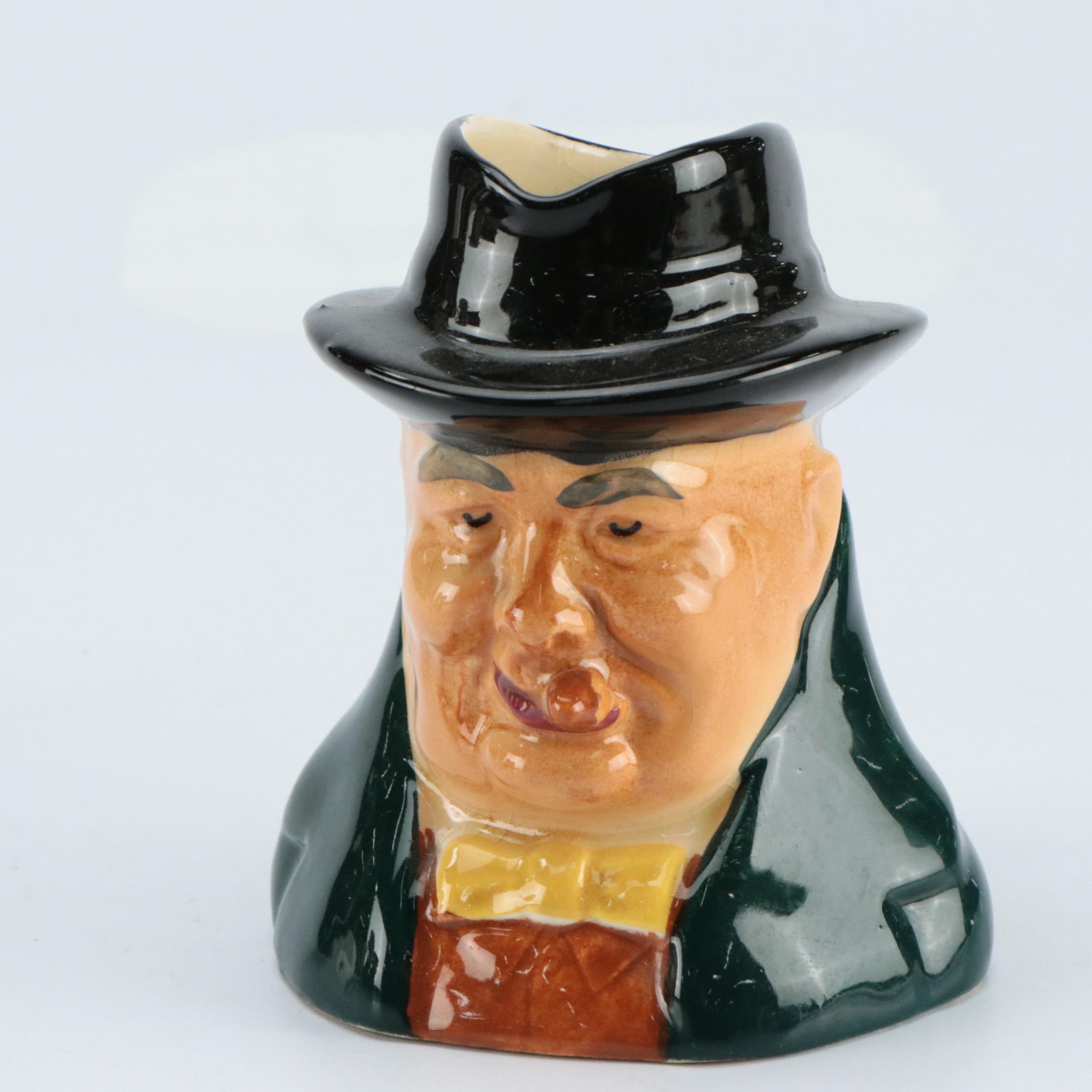 Shorter & Sons, Wood & Sons, and Ray Noble Winston Churchill Toby Jugs