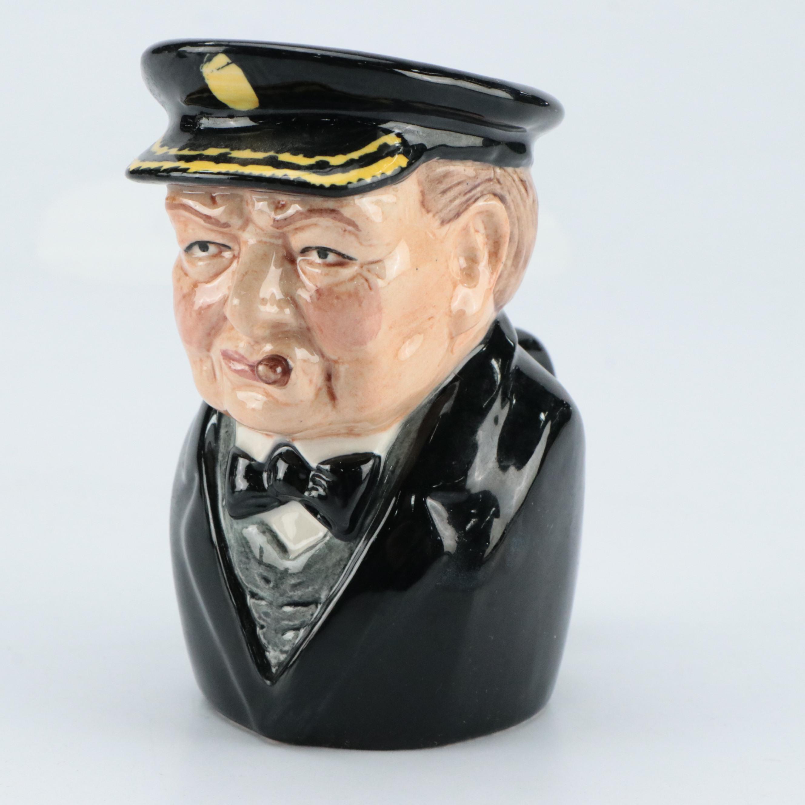 Shorter & Sons, Wood & Sons, and Ray Noble Winston Churchill Toby Jugs