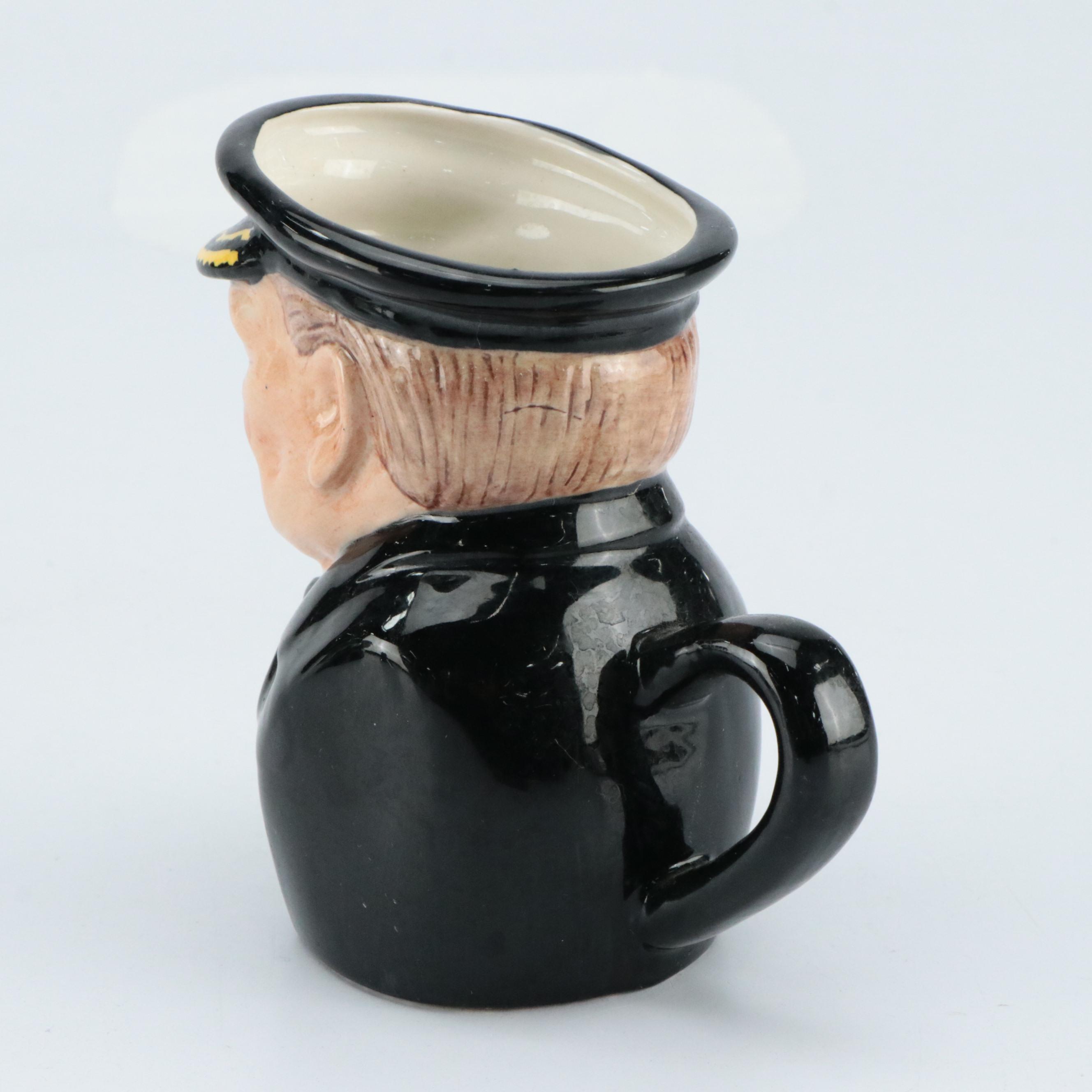 Shorter & Sons, Wood & Sons, and Ray Noble Winston Churchill Toby Jugs