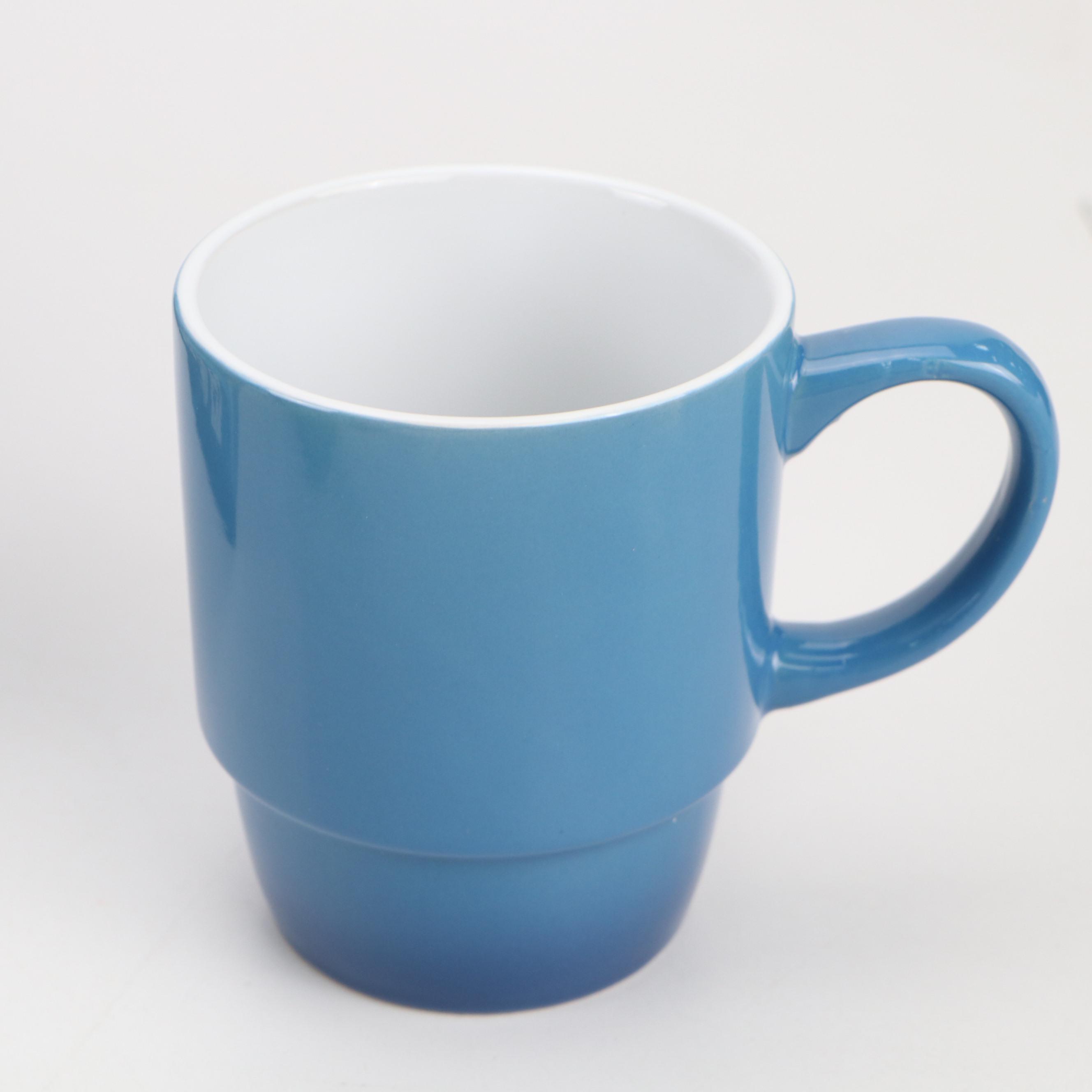 Bruntmor Stoneware Stacking Mugs