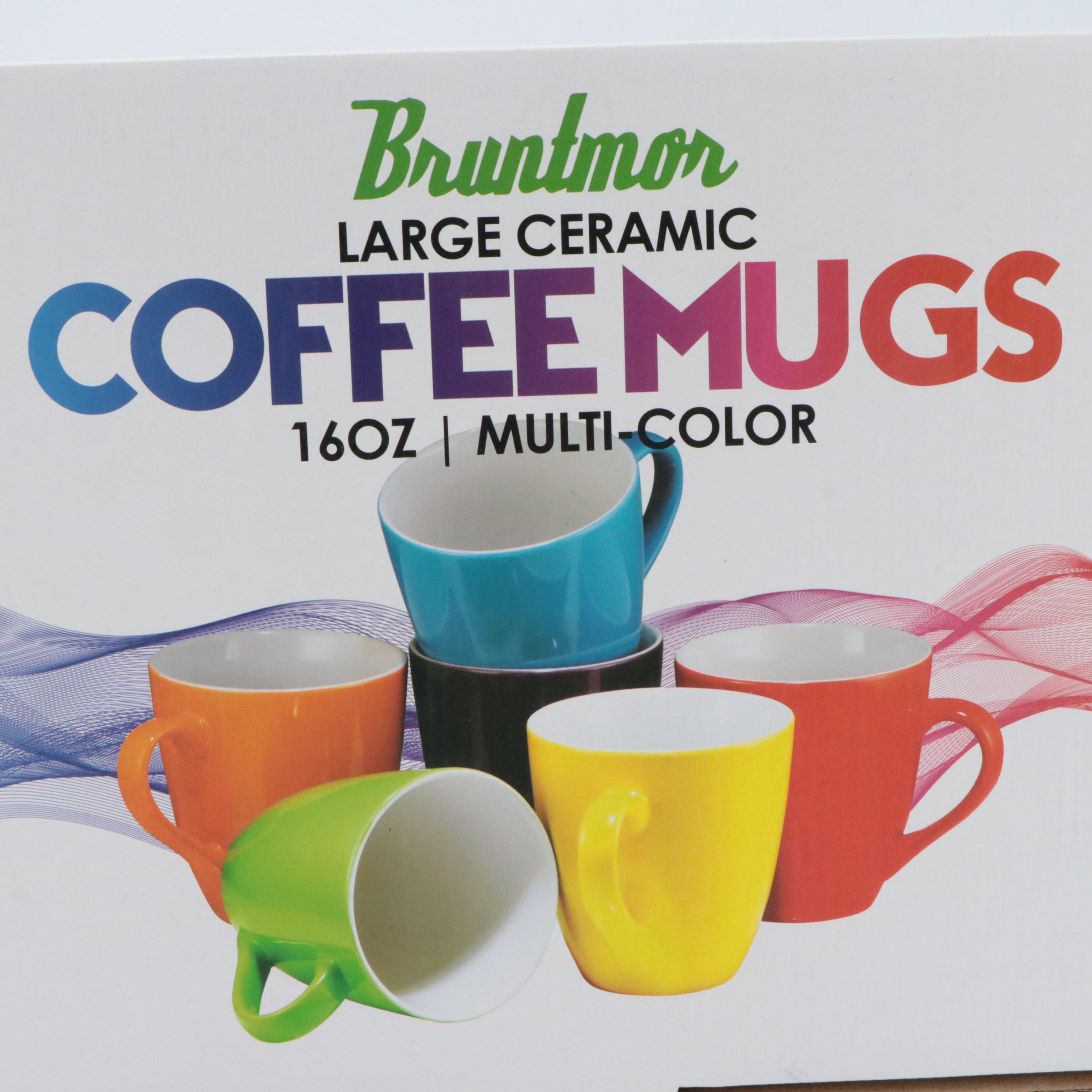 Bruntmor Ceramic Multicolored Coffee Mugs