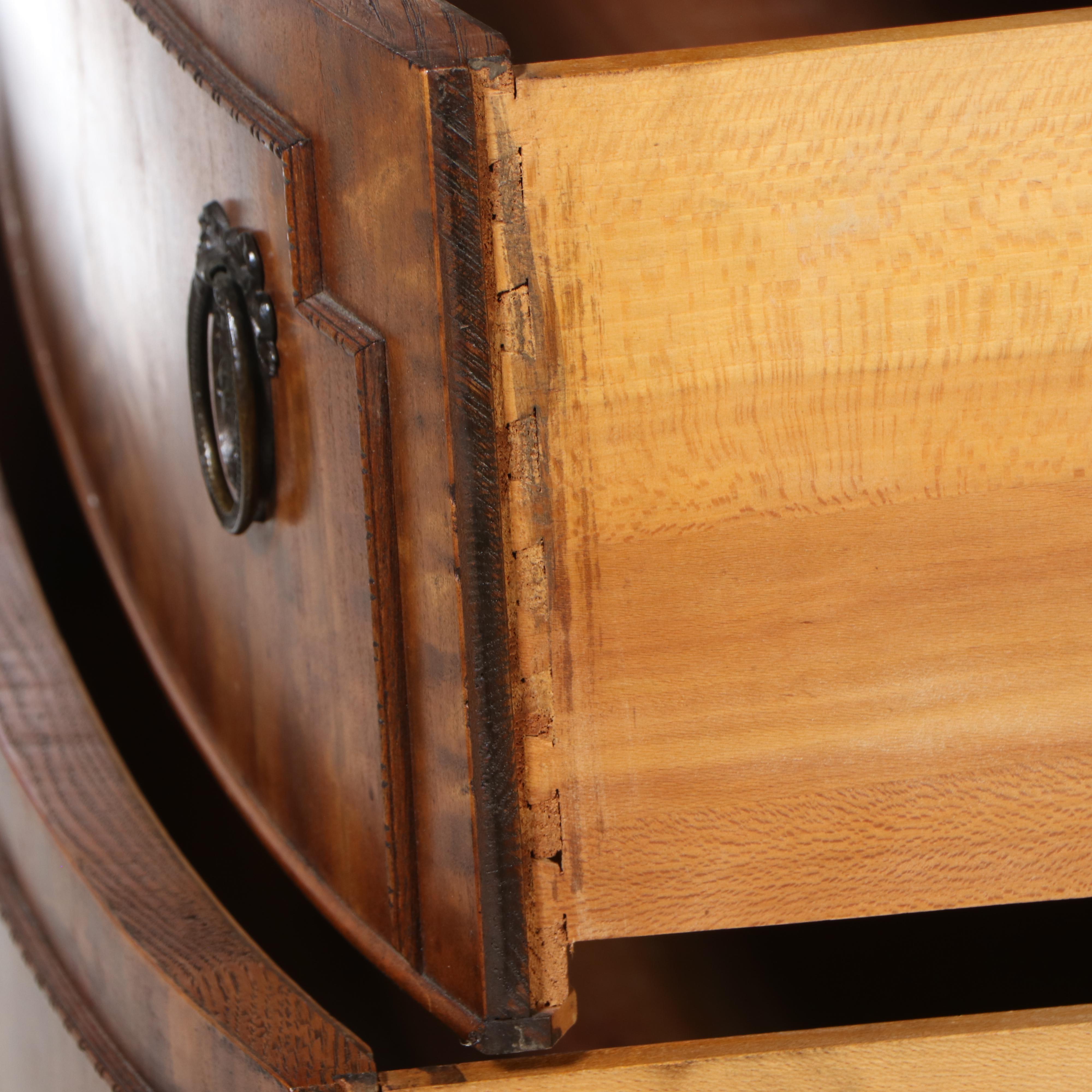 Hepplewhite Style Satinwood Chest of Drawers, Early to Mid-20th Century