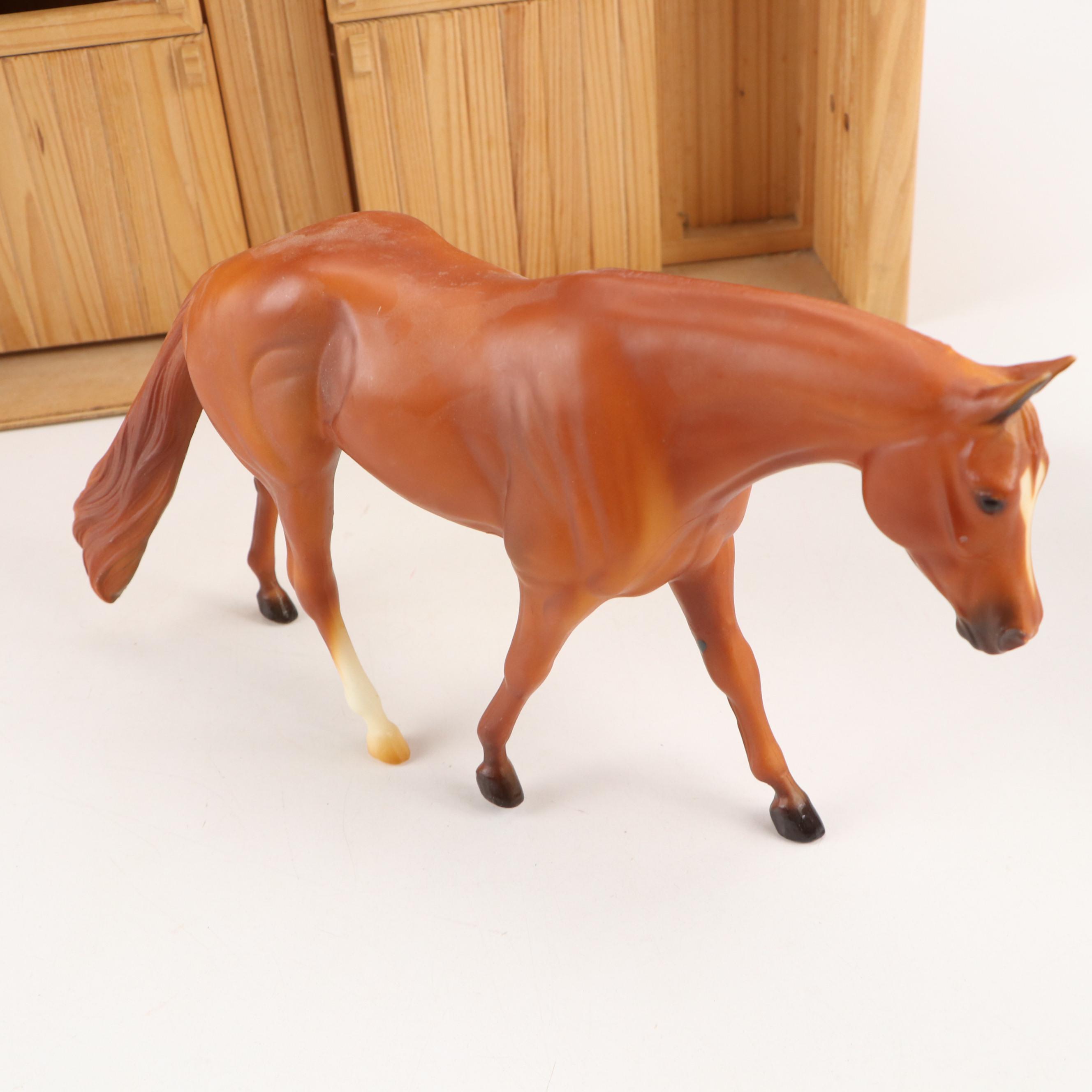 Breyer Deluxe Stable Wooden Playset with Horses