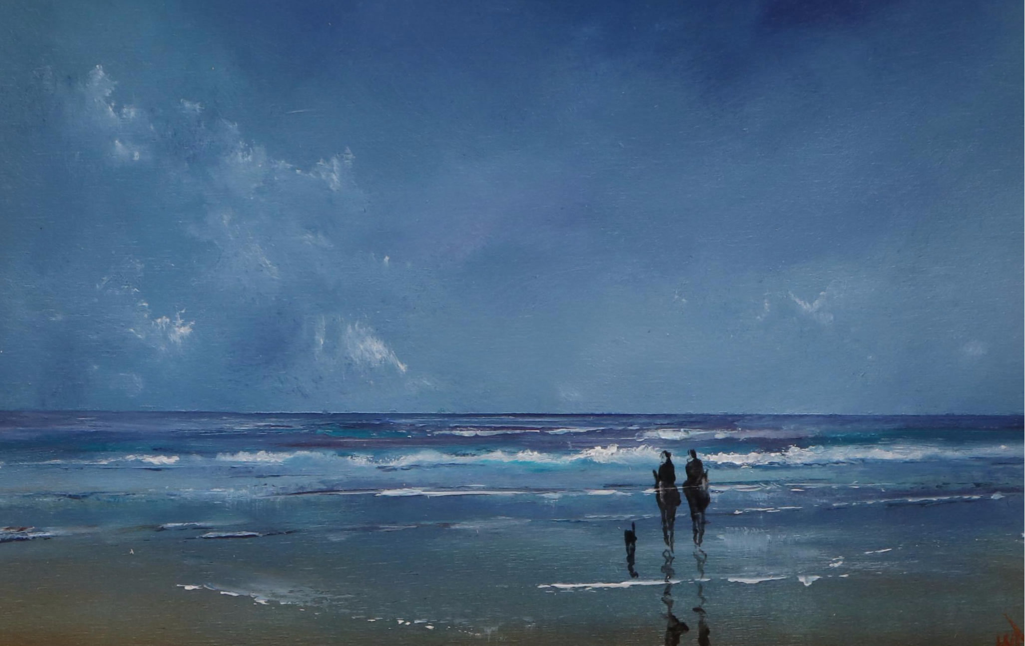 William Jamison Seascape Oil Painting, 2025