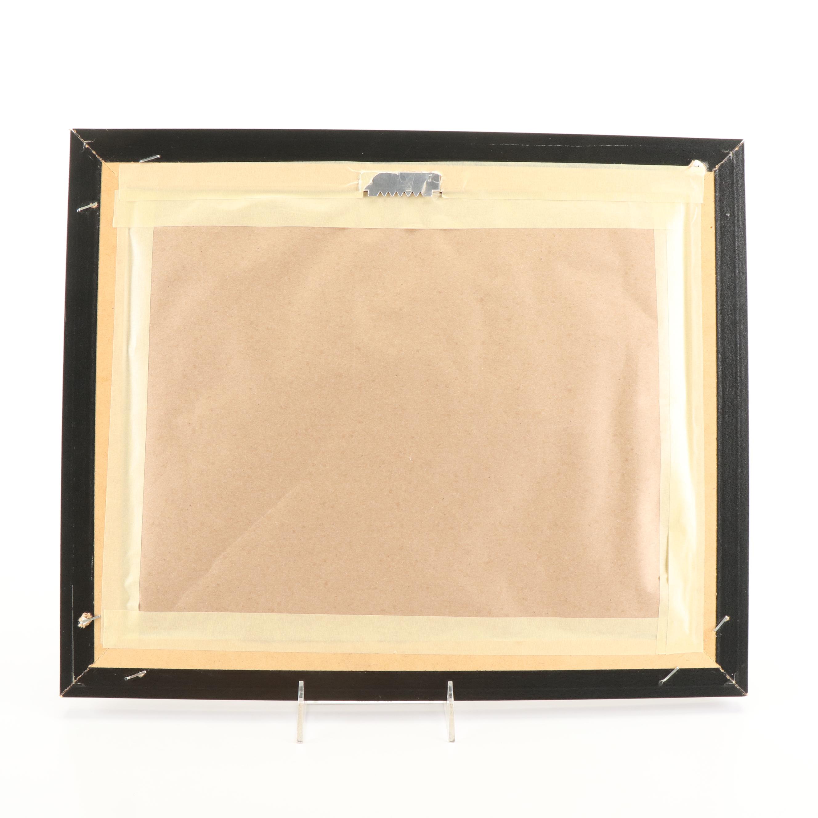 Framed Signed Photo of Ron Turcotte on Secretariat Beckett