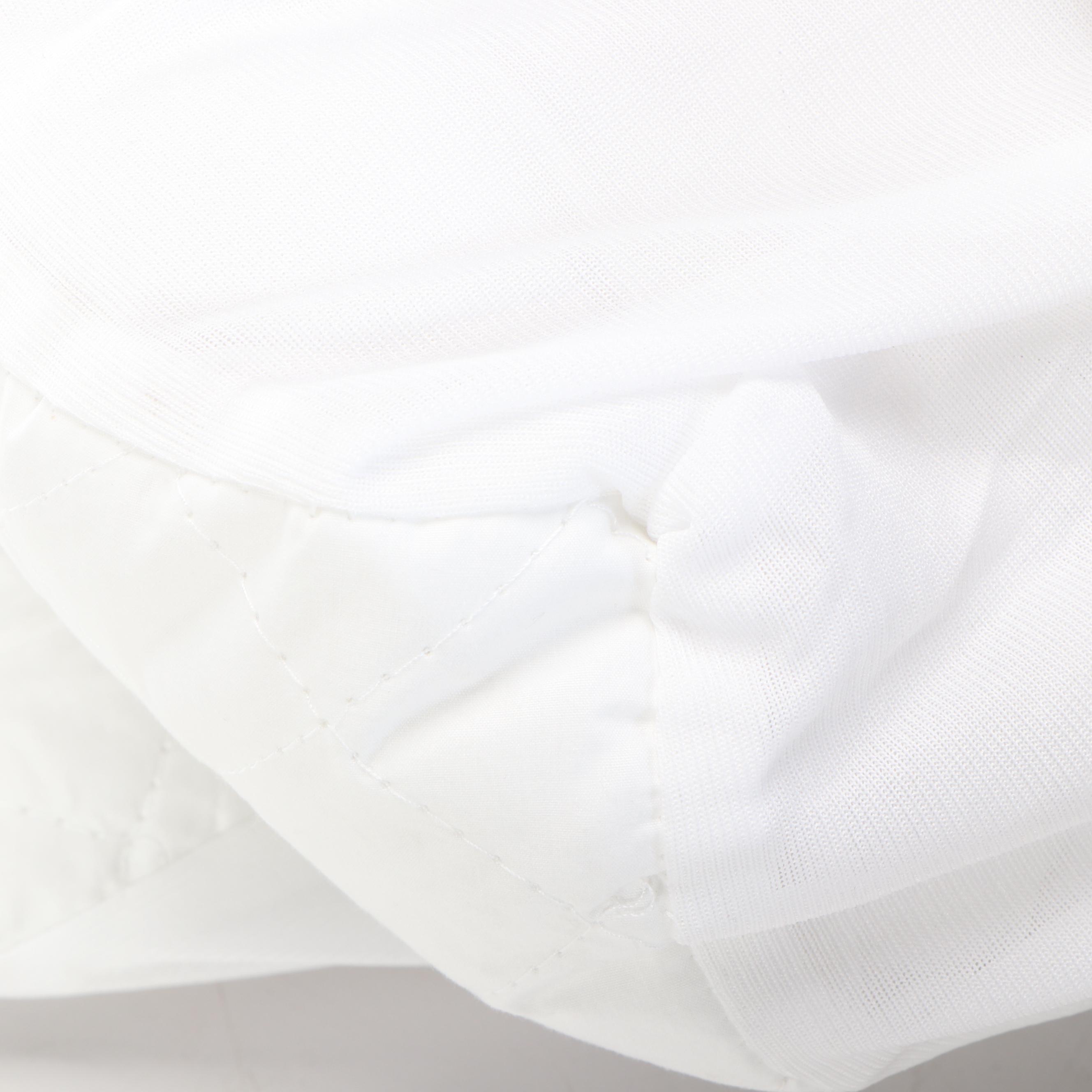 Pair of JLJ Full Size Quilted Featherbed Mattress Covers