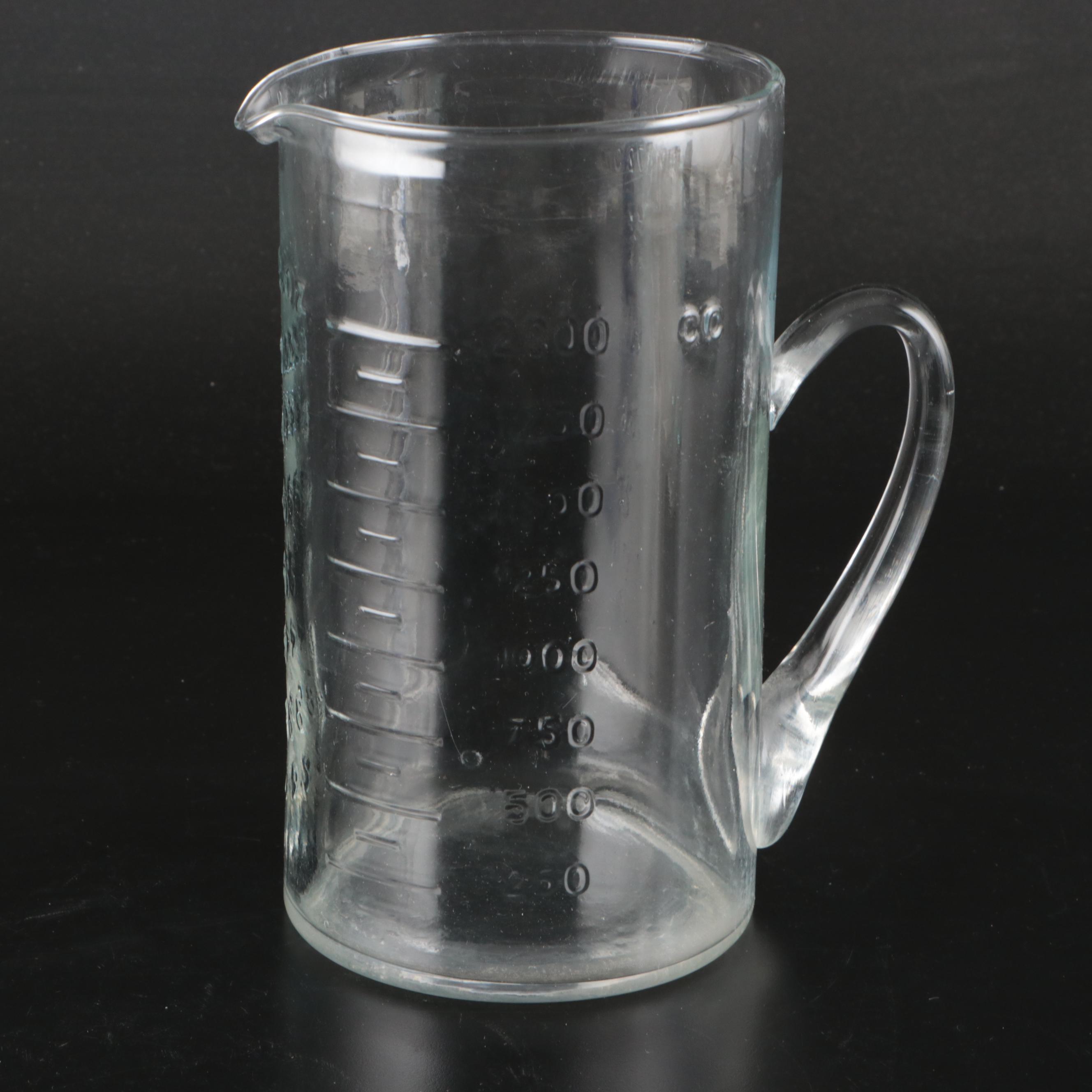 Lincoln Bank Bottle, Beaker Style Pitcher, and Other Glass Bottles and Jars