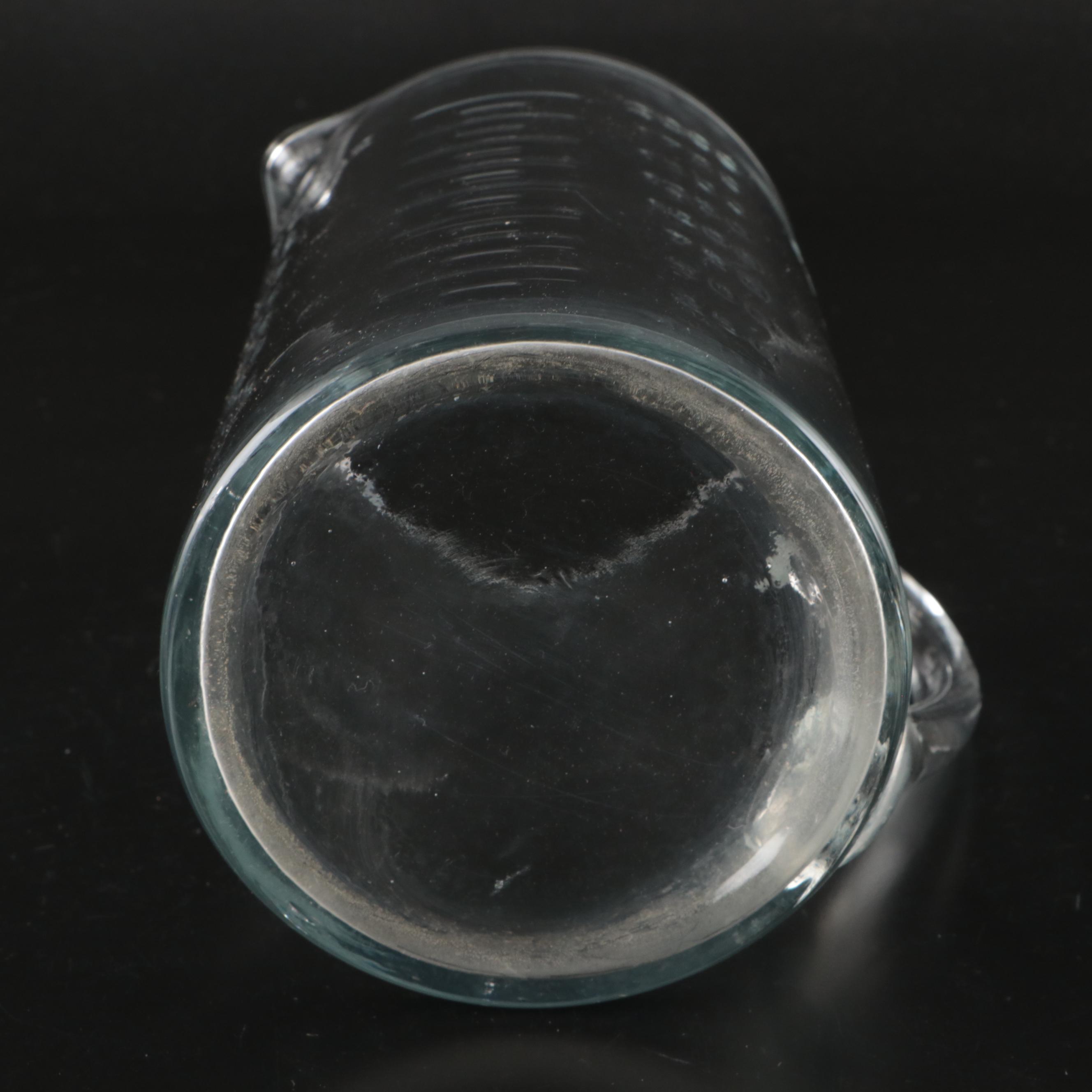 Lincoln Bank Bottle, Beaker Style Pitcher, and Other Glass Bottles and Jars