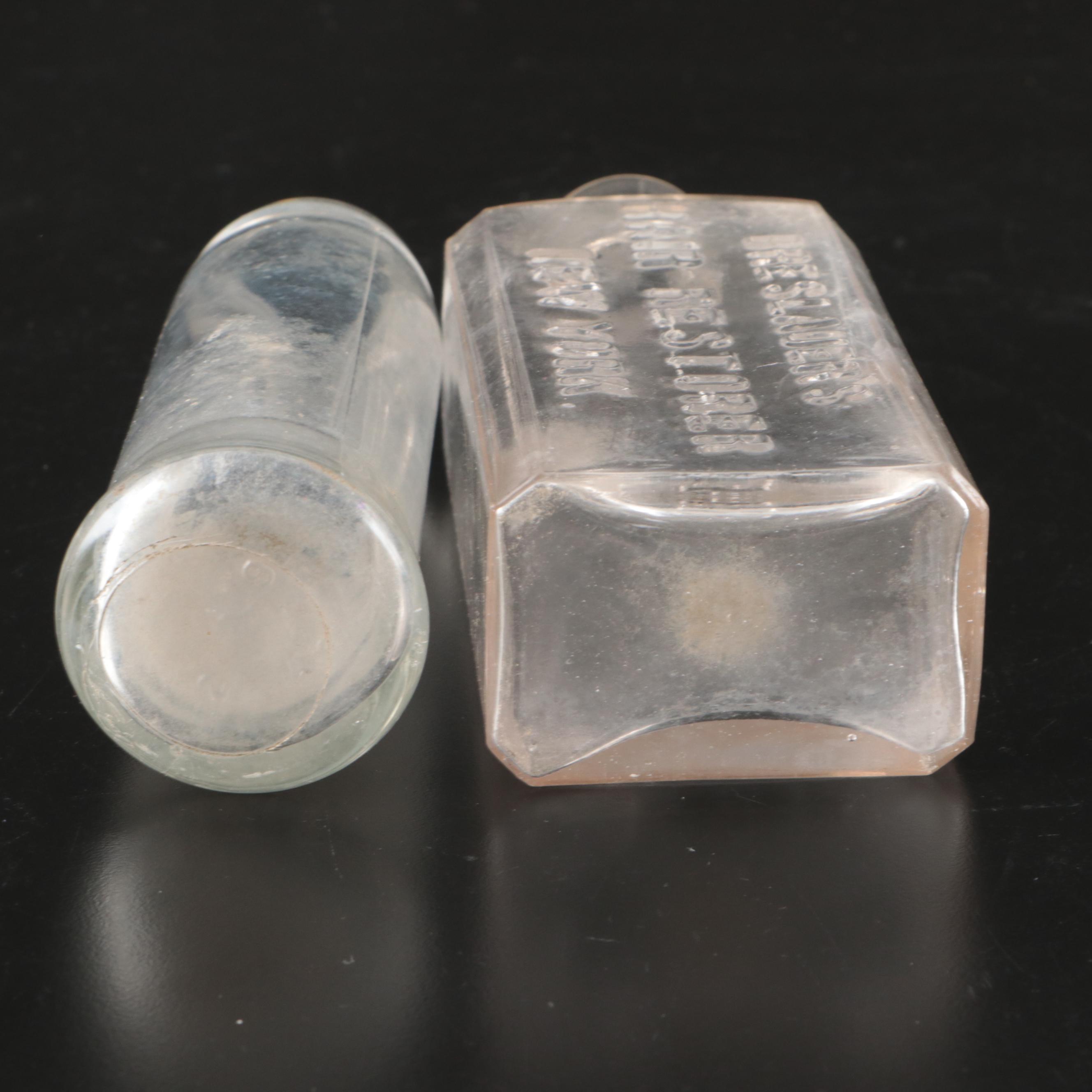 Lincoln Bank Bottle, Beaker Style Pitcher, and Other Glass Bottles and Jars