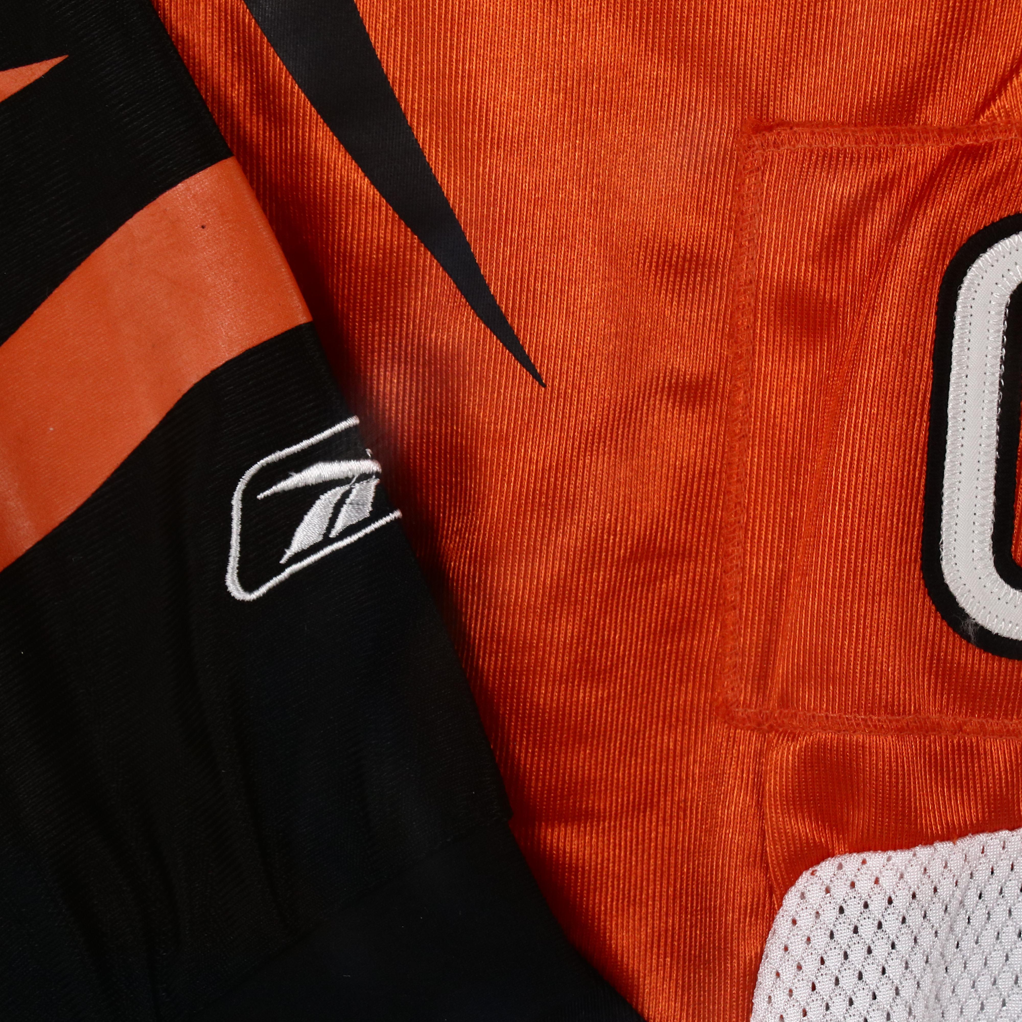 Chad Johnson Signed Cincinnati Bengals Reebok Jersey with Display