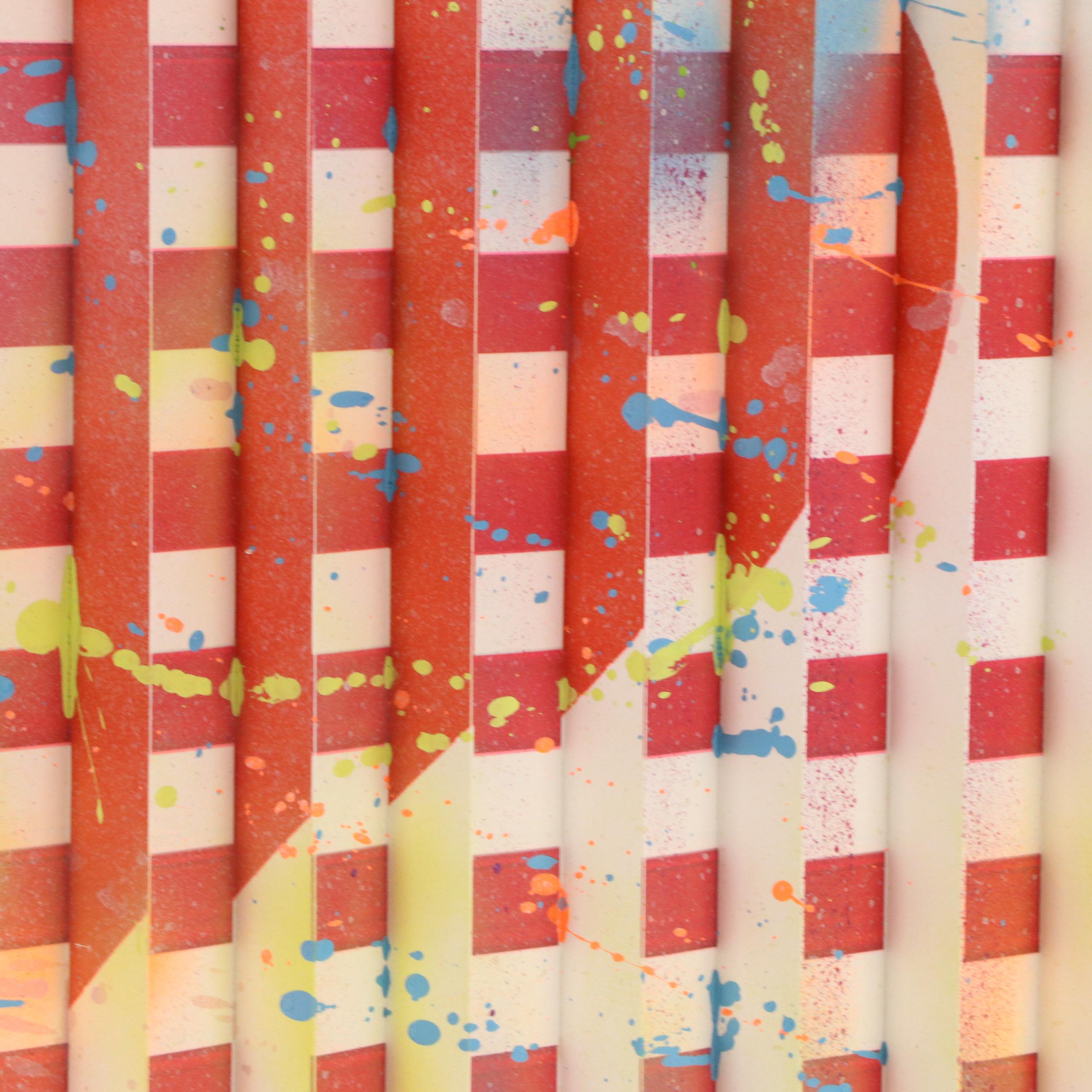 E. M. Zax Pop Art 3D Polymorph Wall Sculpture, 2023