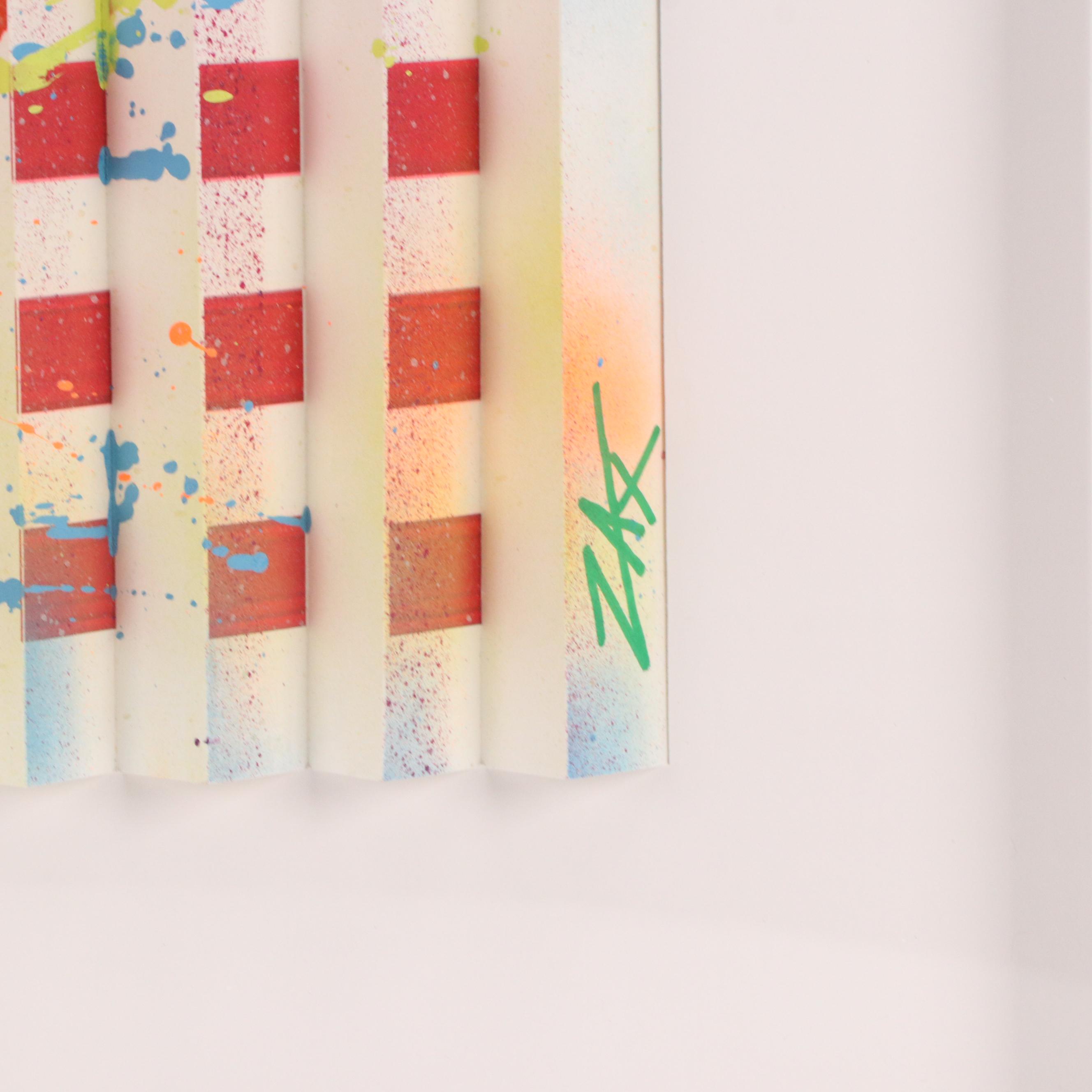 E. M. Zax Pop Art 3D Polymorph Wall Sculpture, 2023