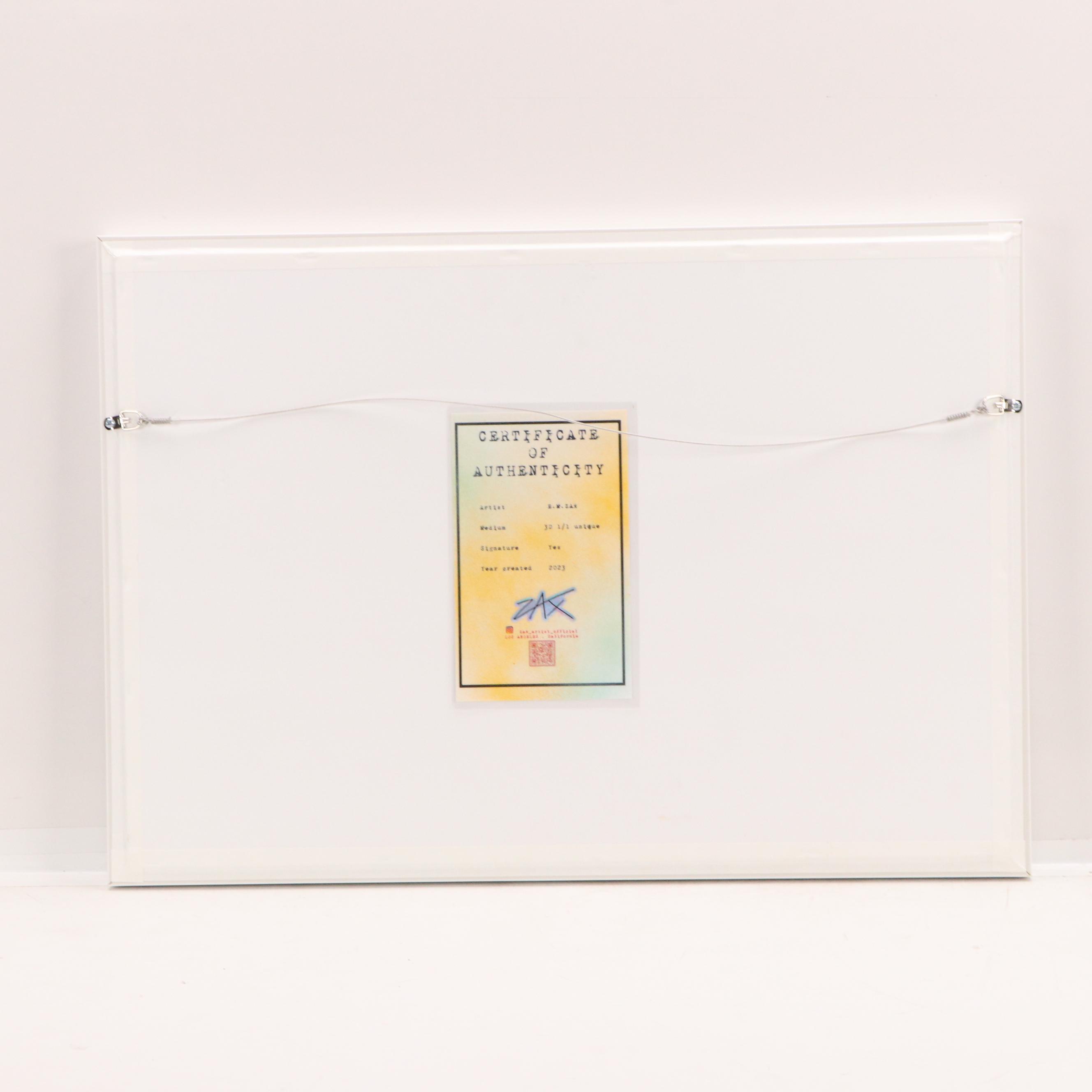 E. M. Zax Pop Art 3D Polymorph Wall Sculpture, 2023