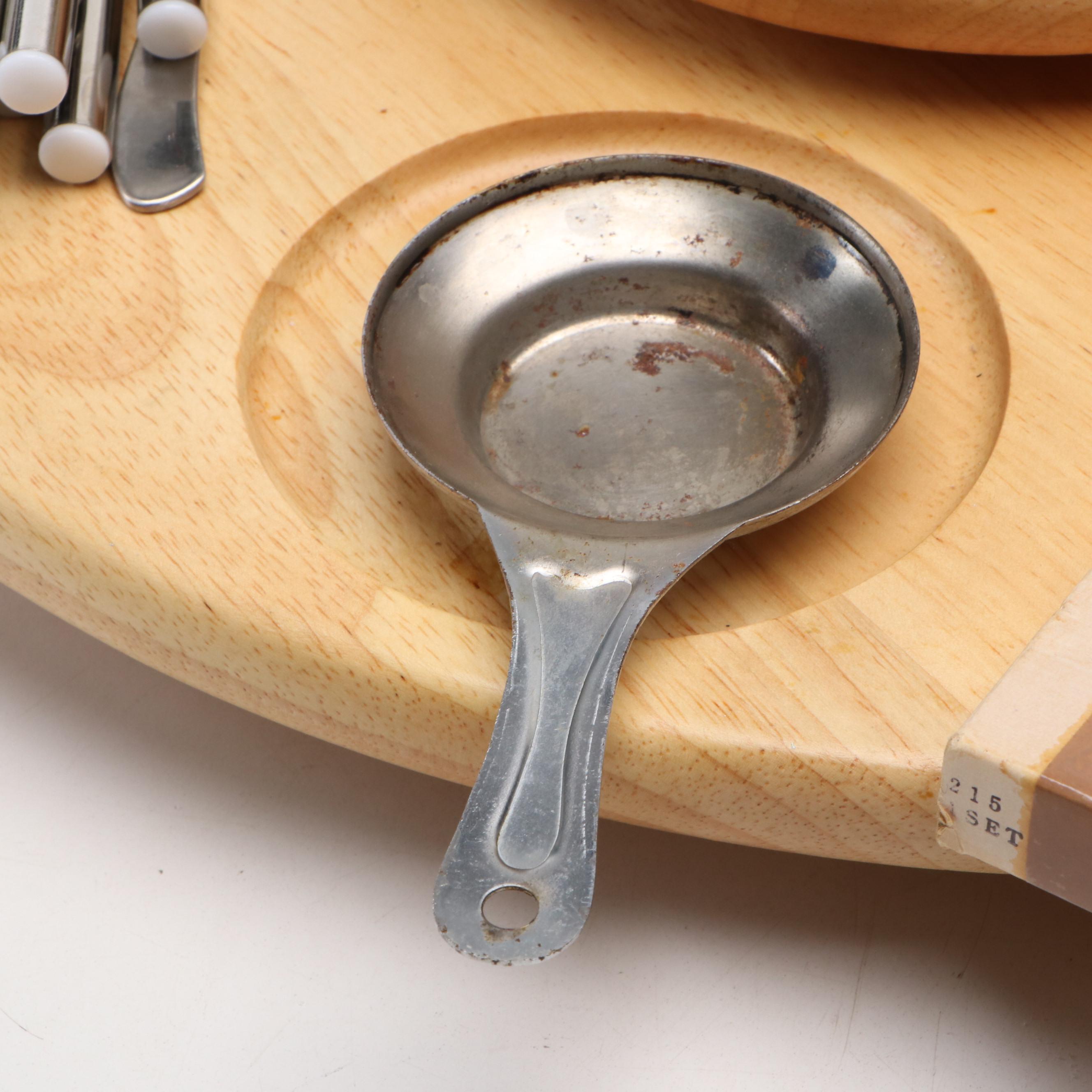 Shafford and Other Ceramic Plates with Lazy Susan, Smores Kit and More