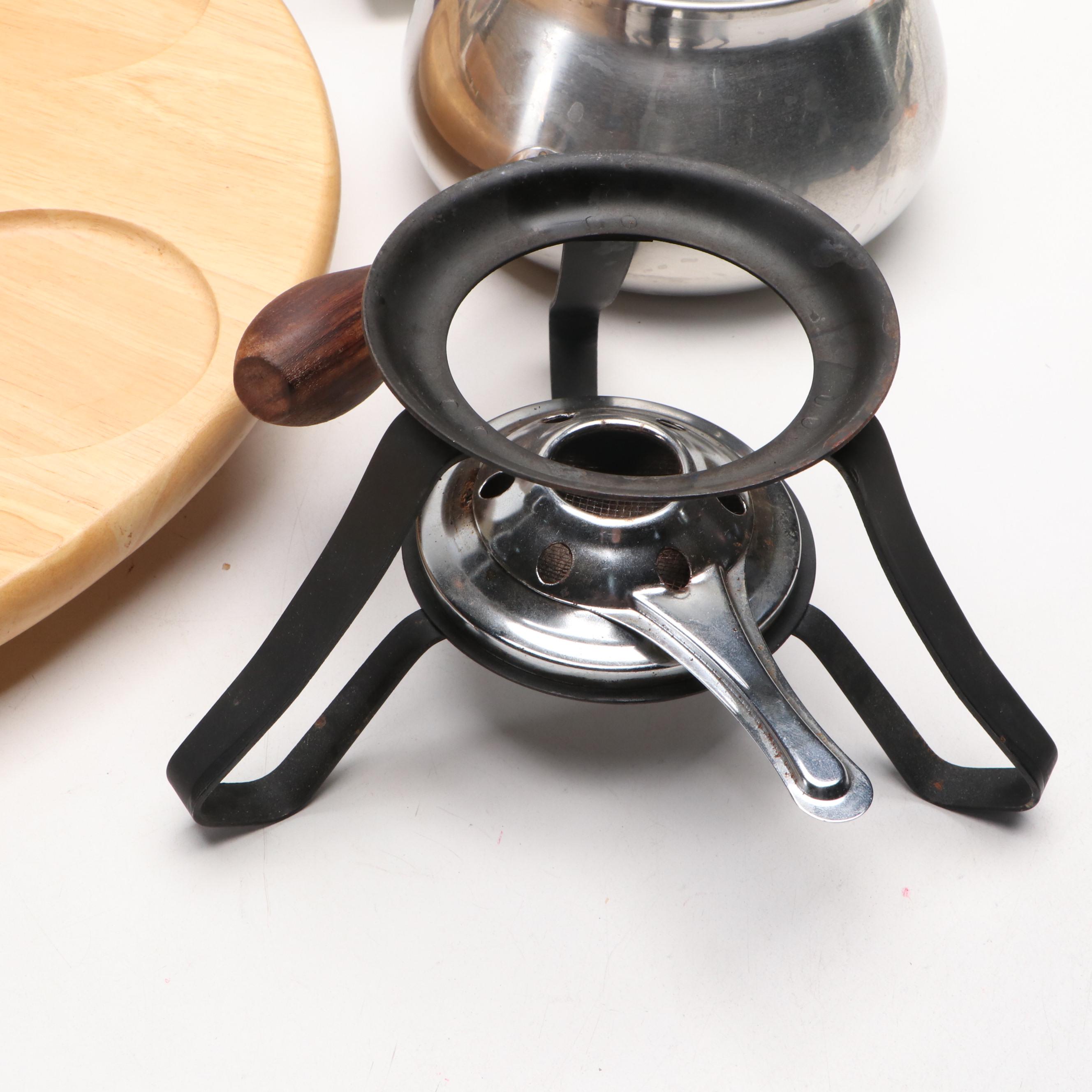 Shafford and Other Ceramic Plates with Lazy Susan, Smores Kit and More