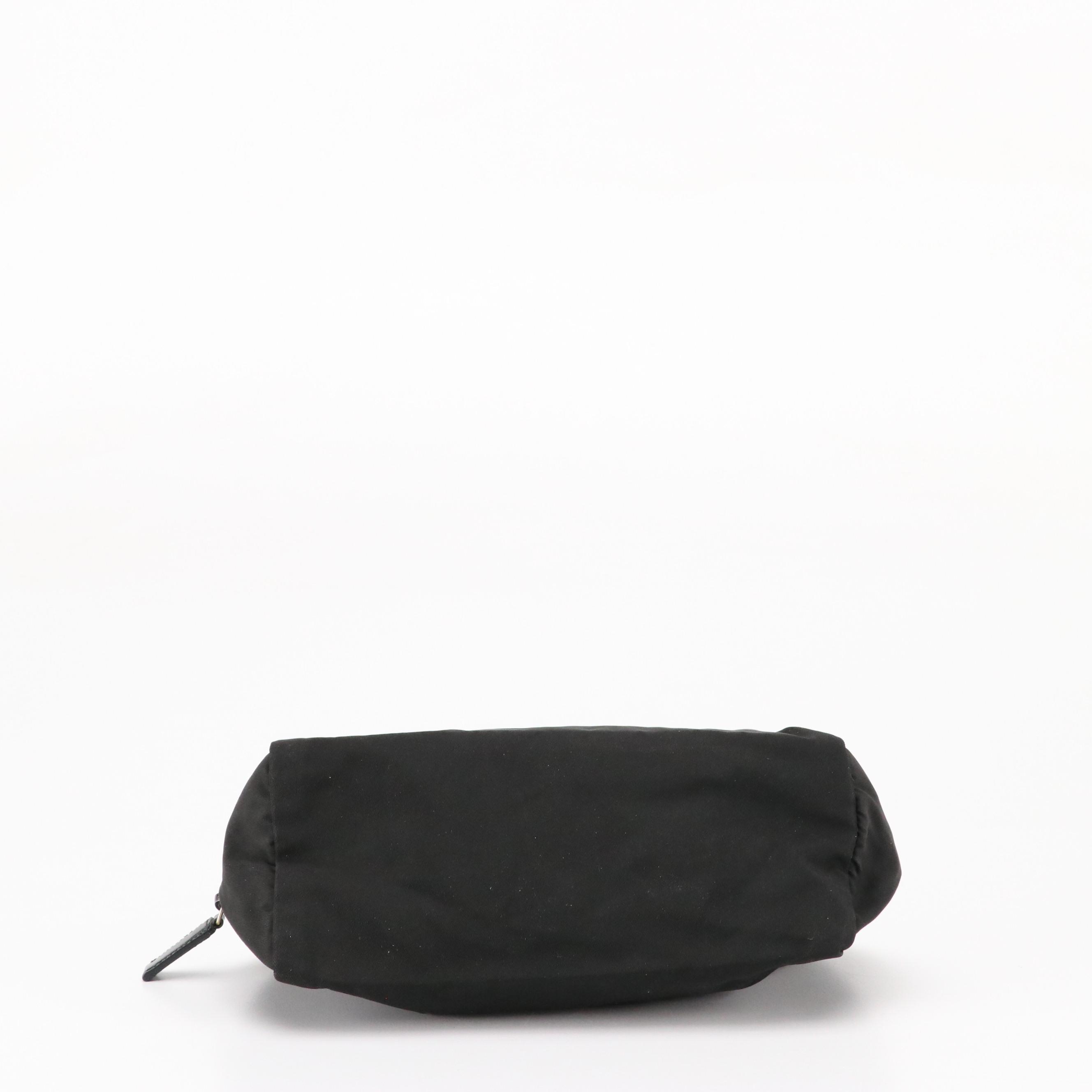 Prada Black Tessuto Nylon Zip Case