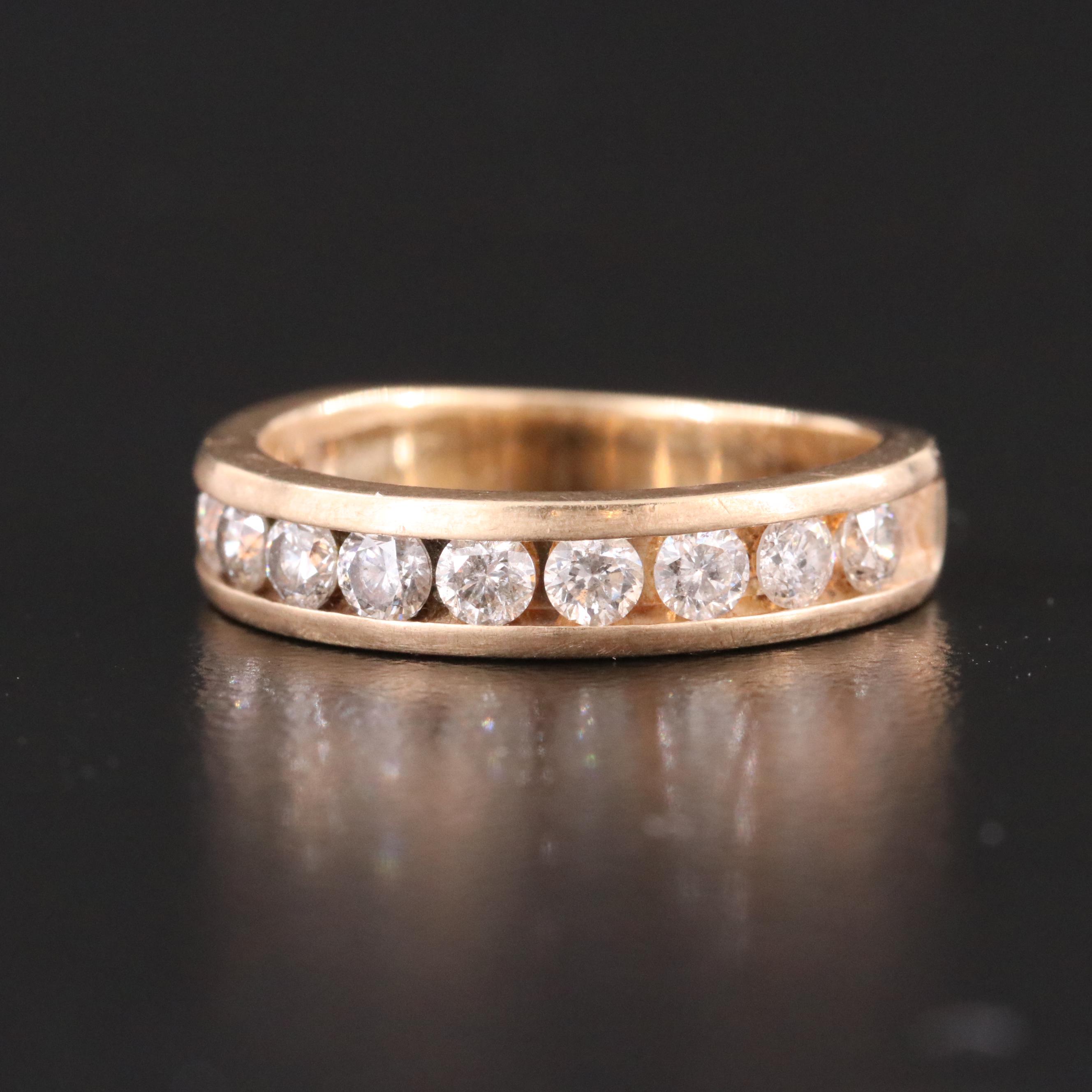 14K 0.76 CTW Diamond Band