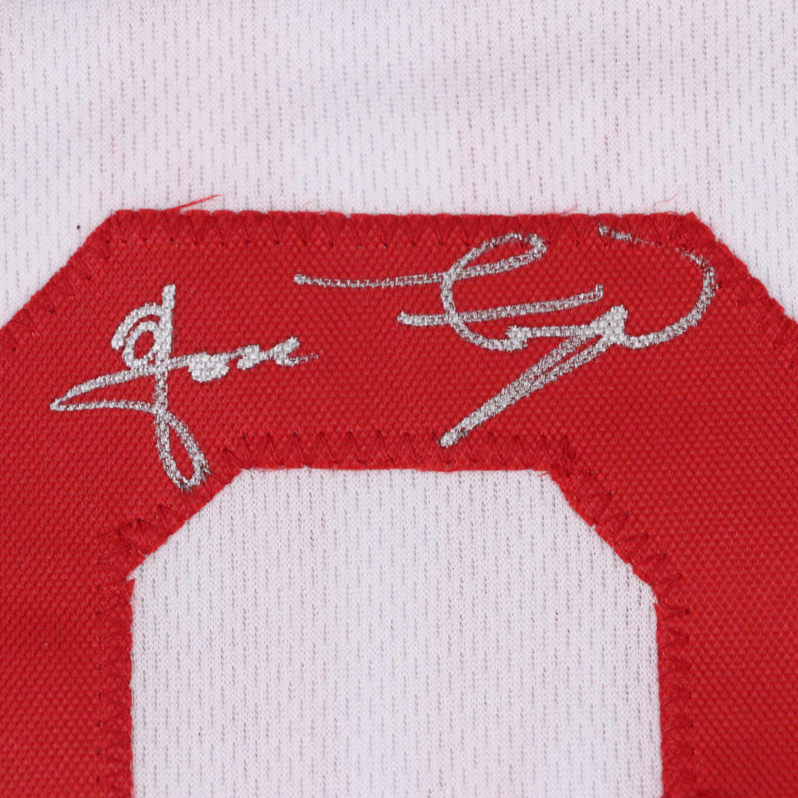 Jose Rijo Signed Cincinnati Reds World Series Baseball Jersey, Beckett