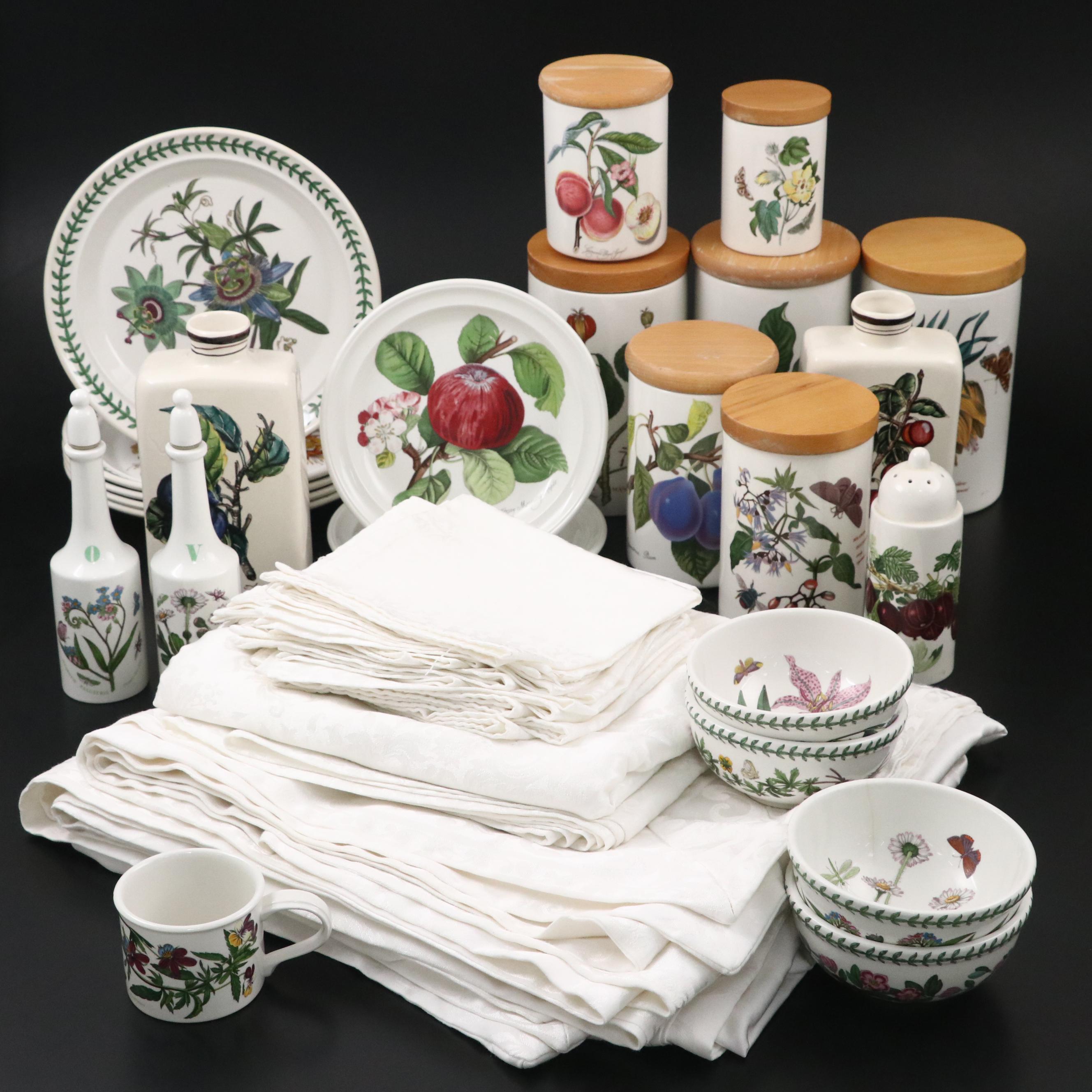 Portmeirion "The Botanic Garden" with Other Tableware and Accessories