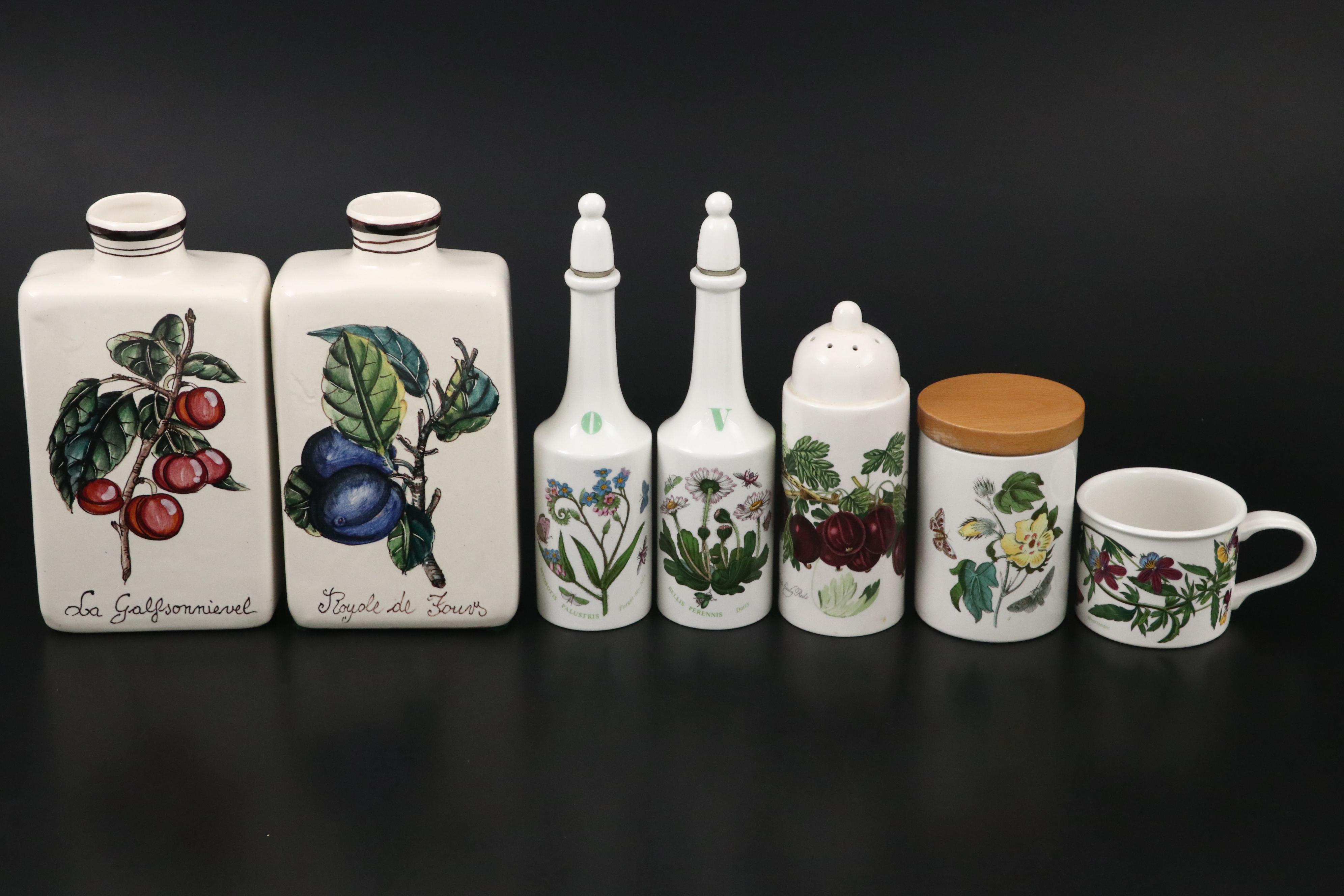 Portmeirion "The Botanic Garden" with Other Tableware and Accessories