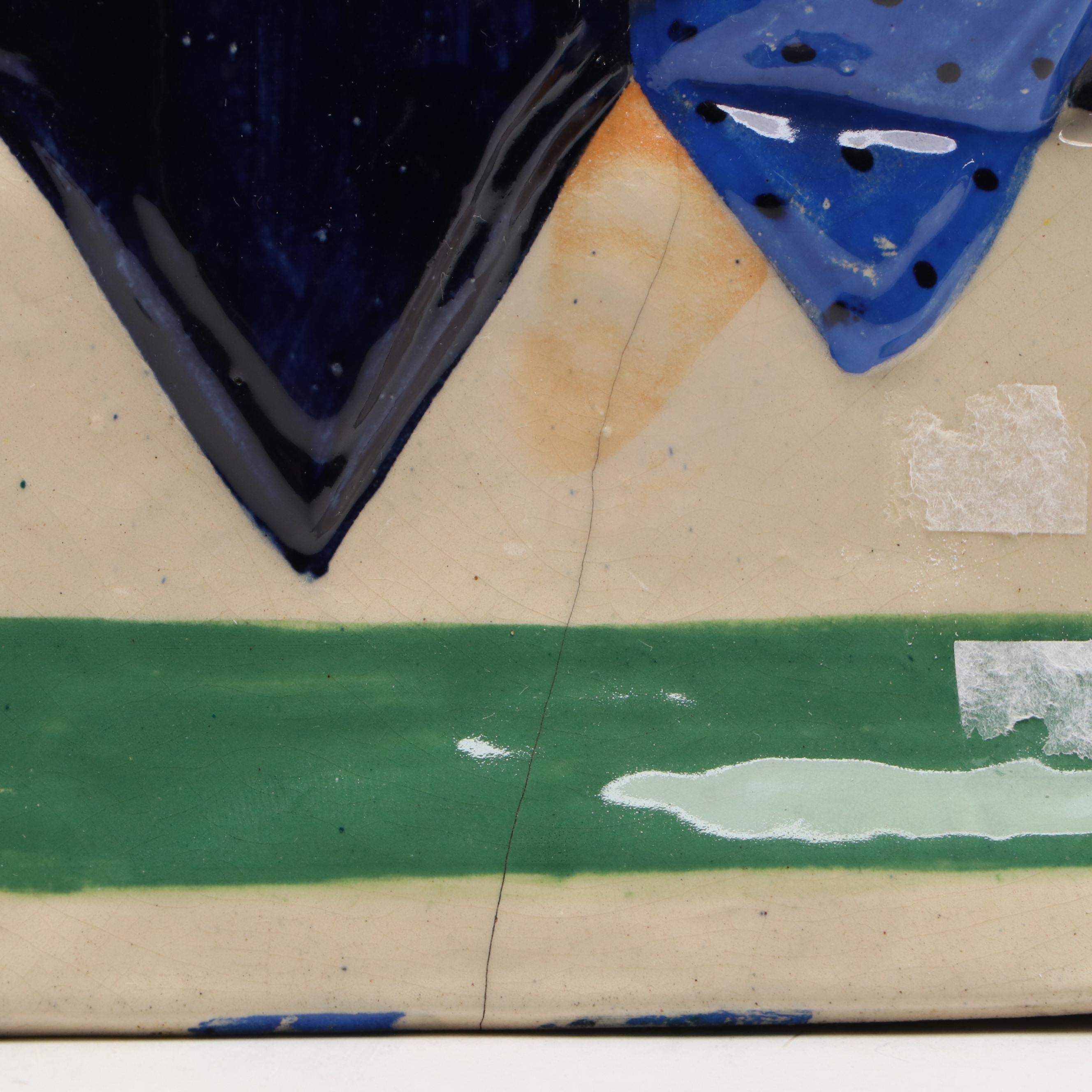 Henriot Quimper "The Three Gossips" Ceramic Figurine, Mid-20th Century