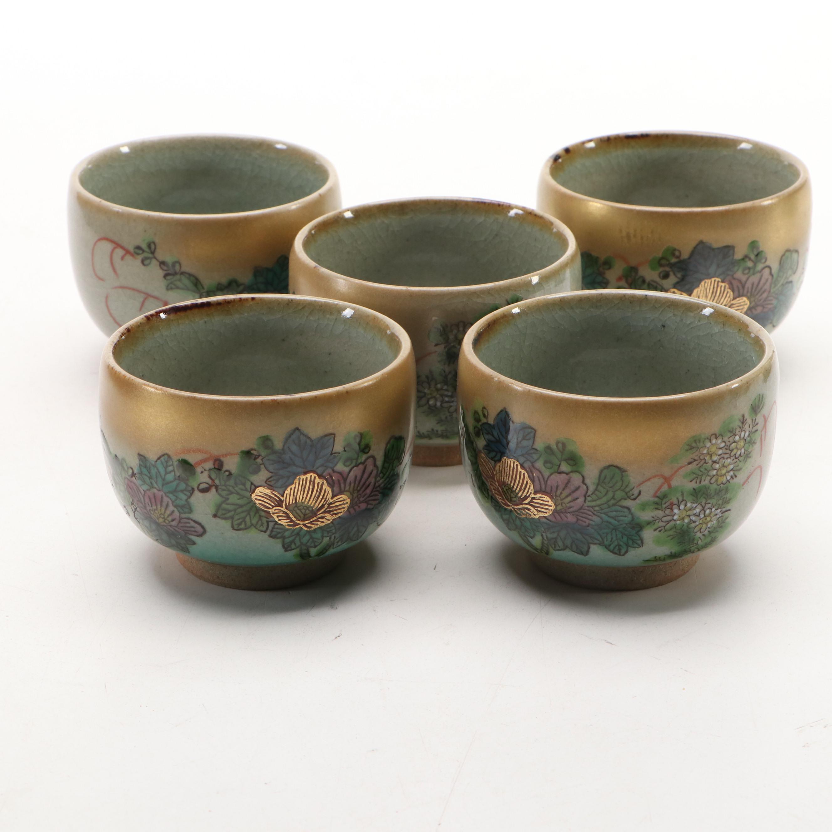 Japanese Kutani Porcelain Tea Set