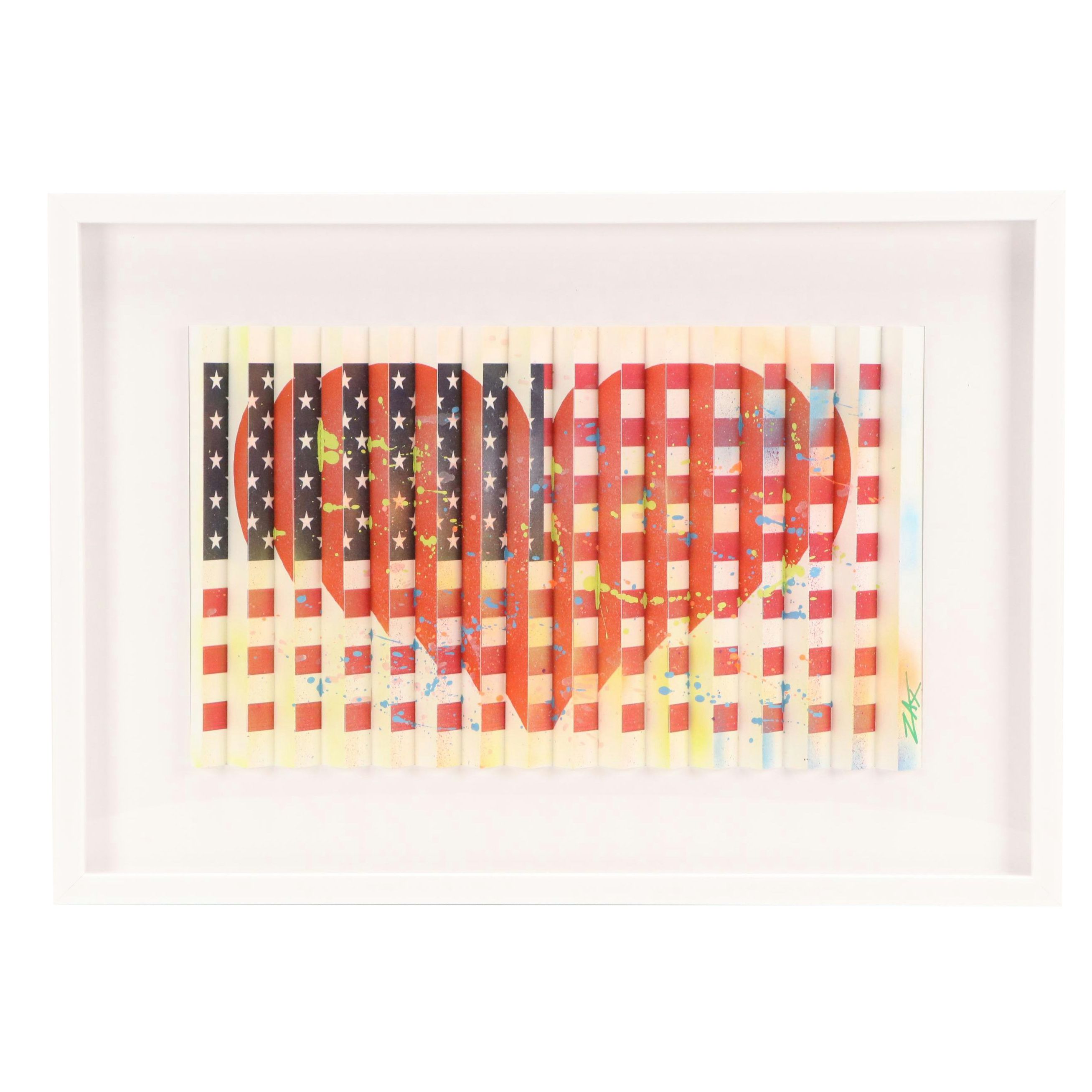 E. M. Zax Pop Art 3D Polymorph Wall Sculpture, 2023