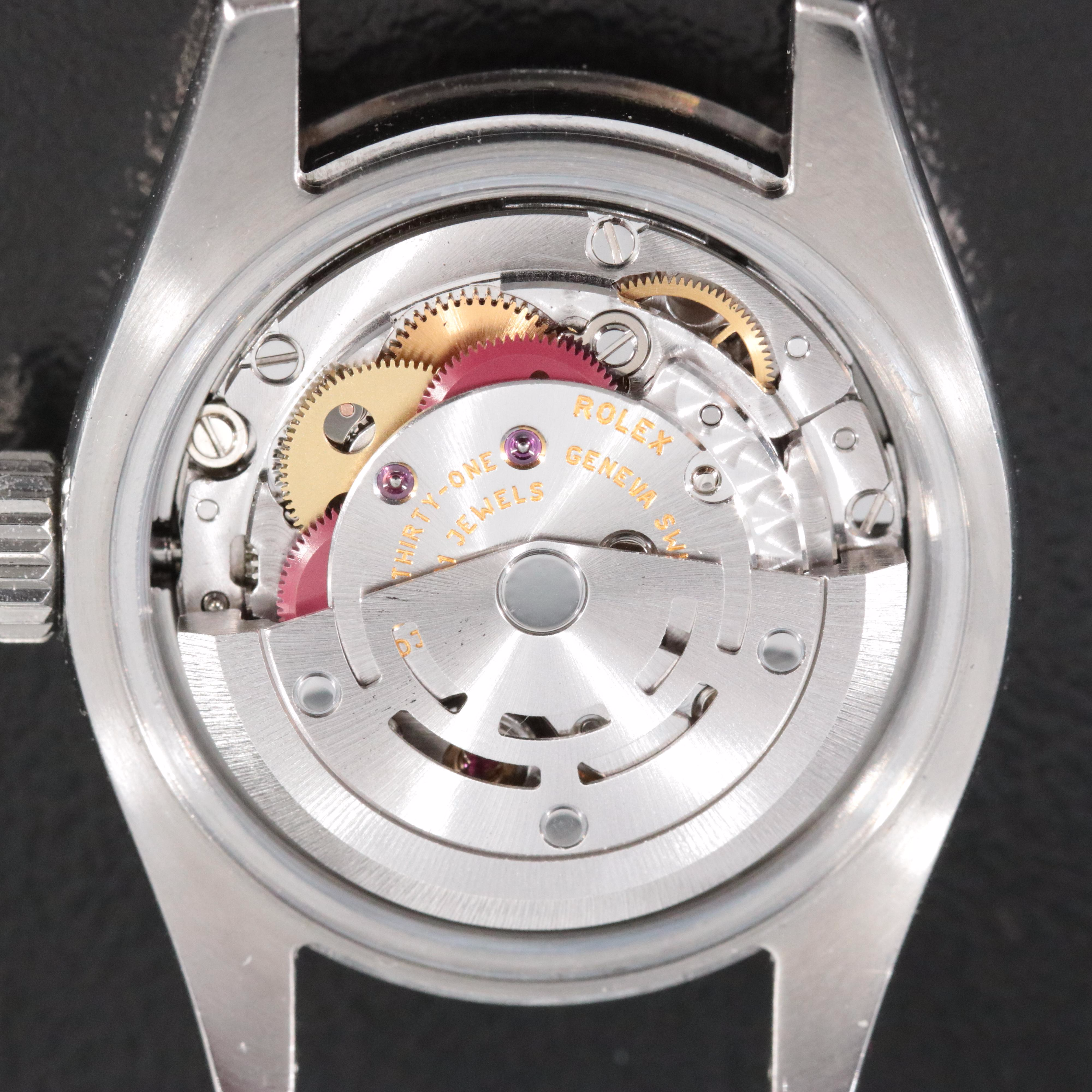 Rolex Oyster Perpetual 176200 Silver/Pink Dial 26mm Steel Automatic Watch