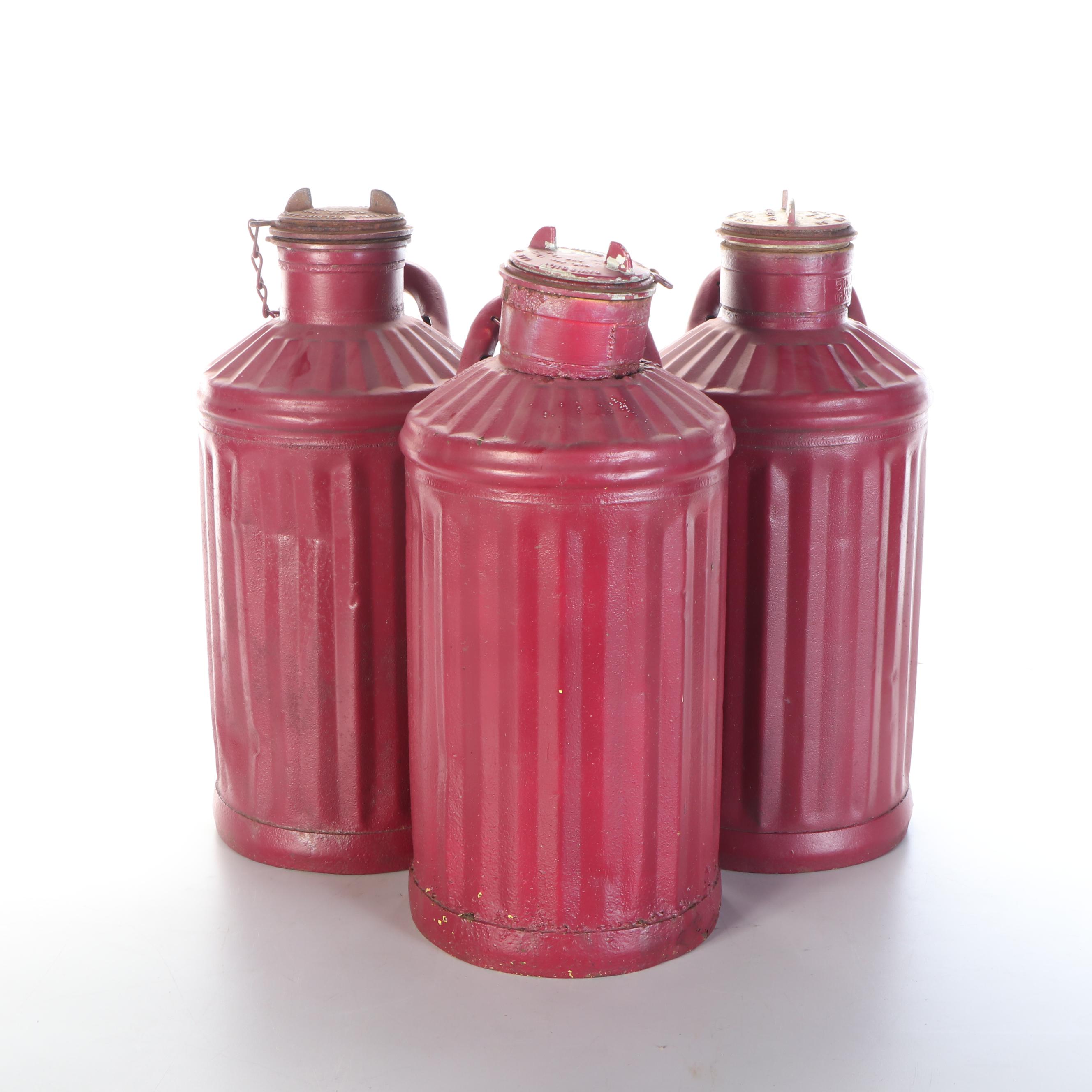 Davisbilt Can Co. Metal Gas Canister with Boat Anchor