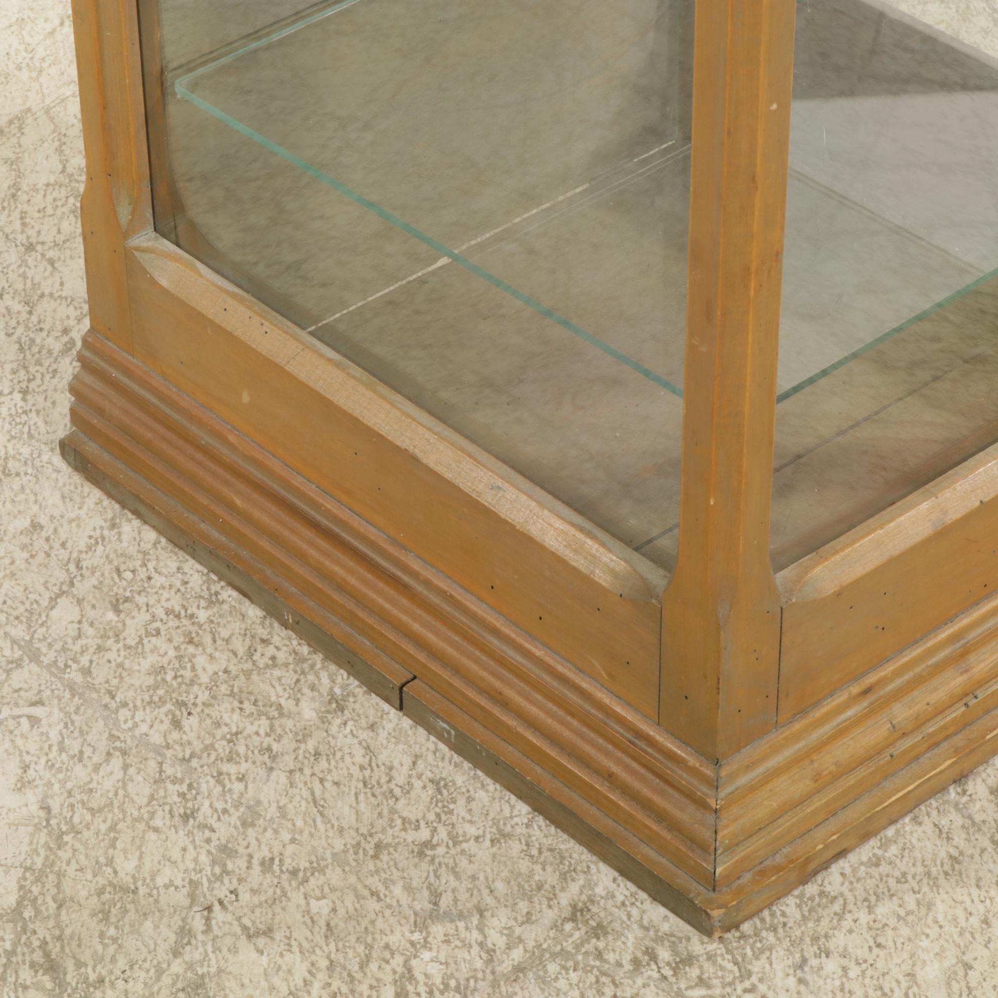 Counter Top Glass Display Case, Late 19th to Early 20th Century