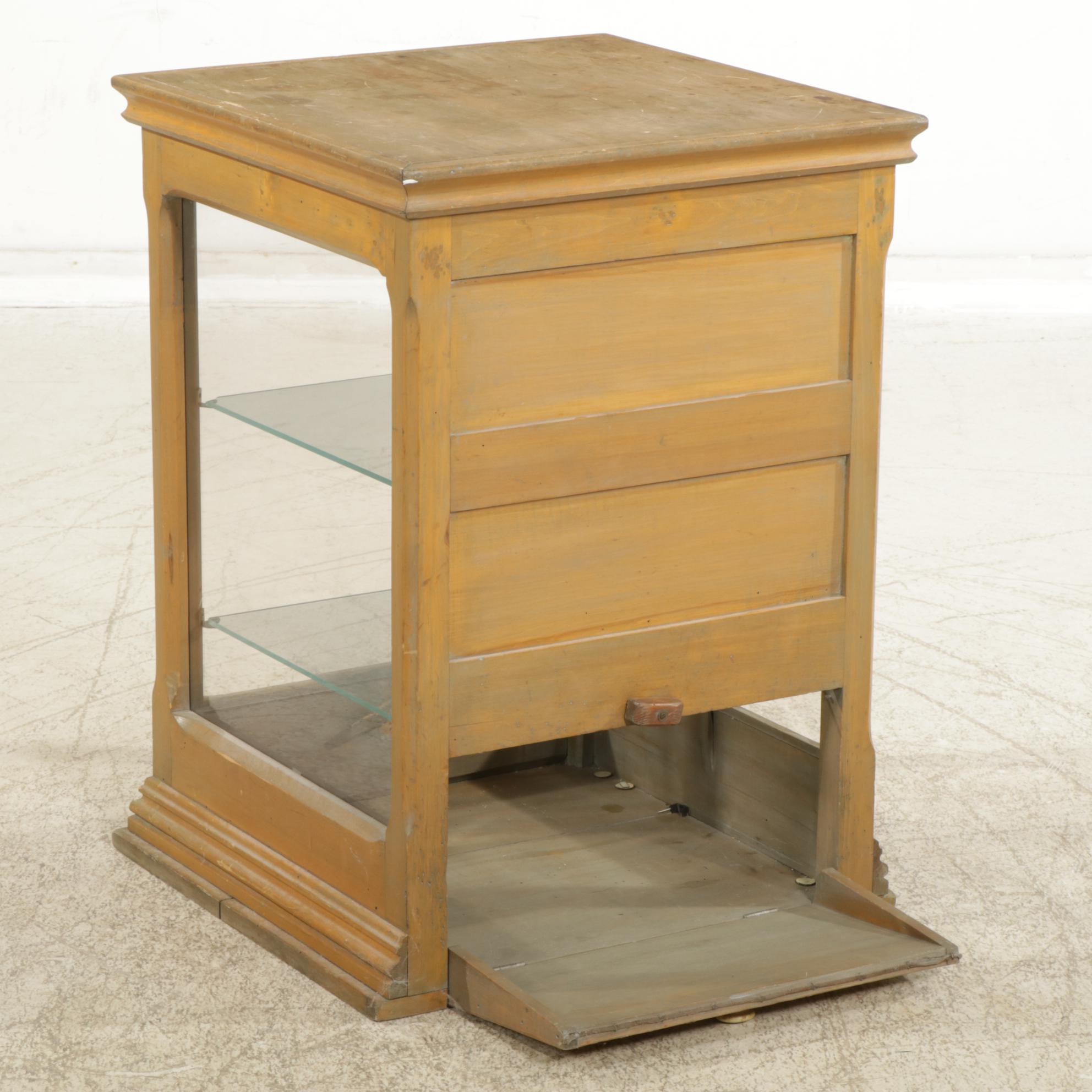 Counter Top Glass Display Case, Late 19th to Early 20th Century