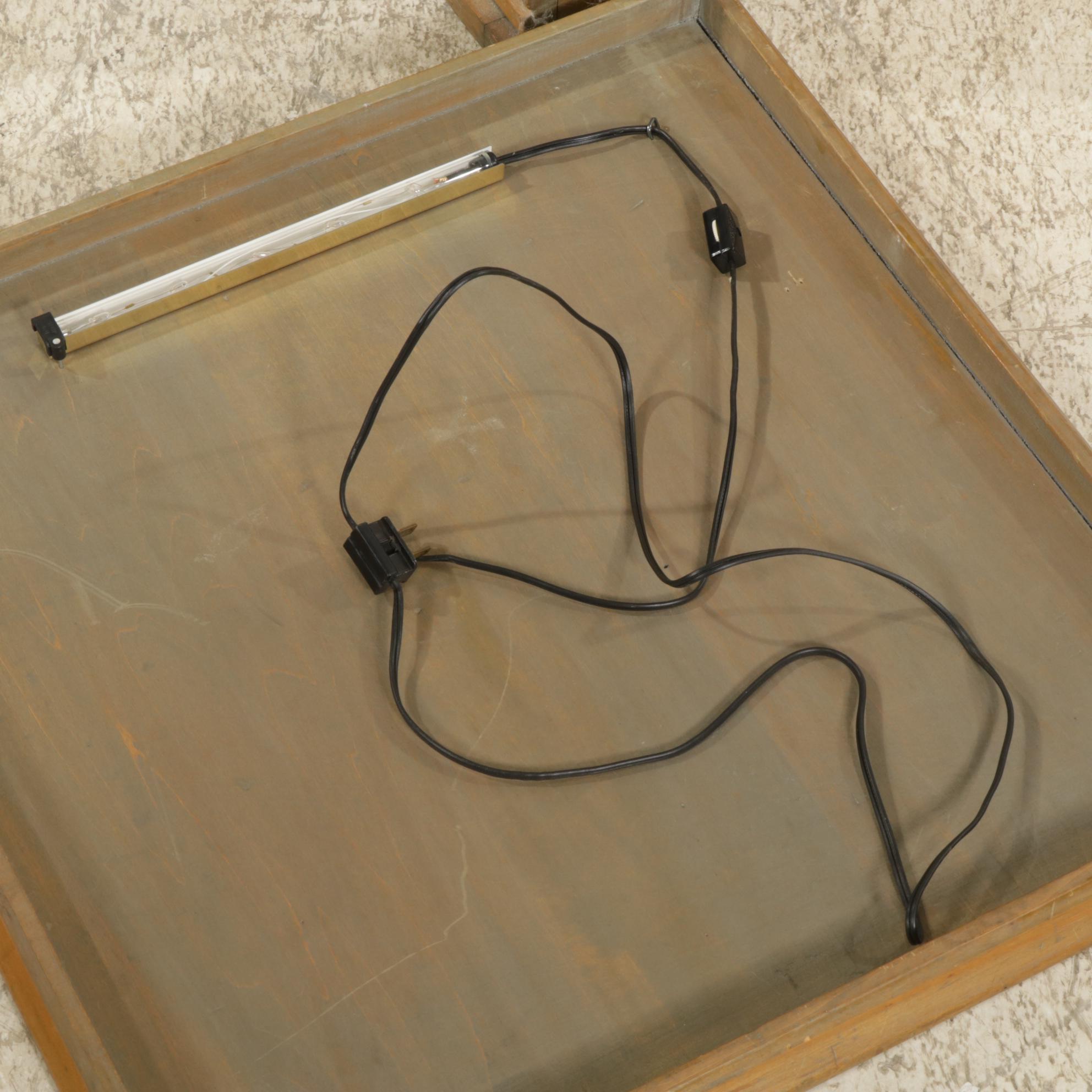 Counter Top Glass Display Case, Late 19th to Early 20th Century